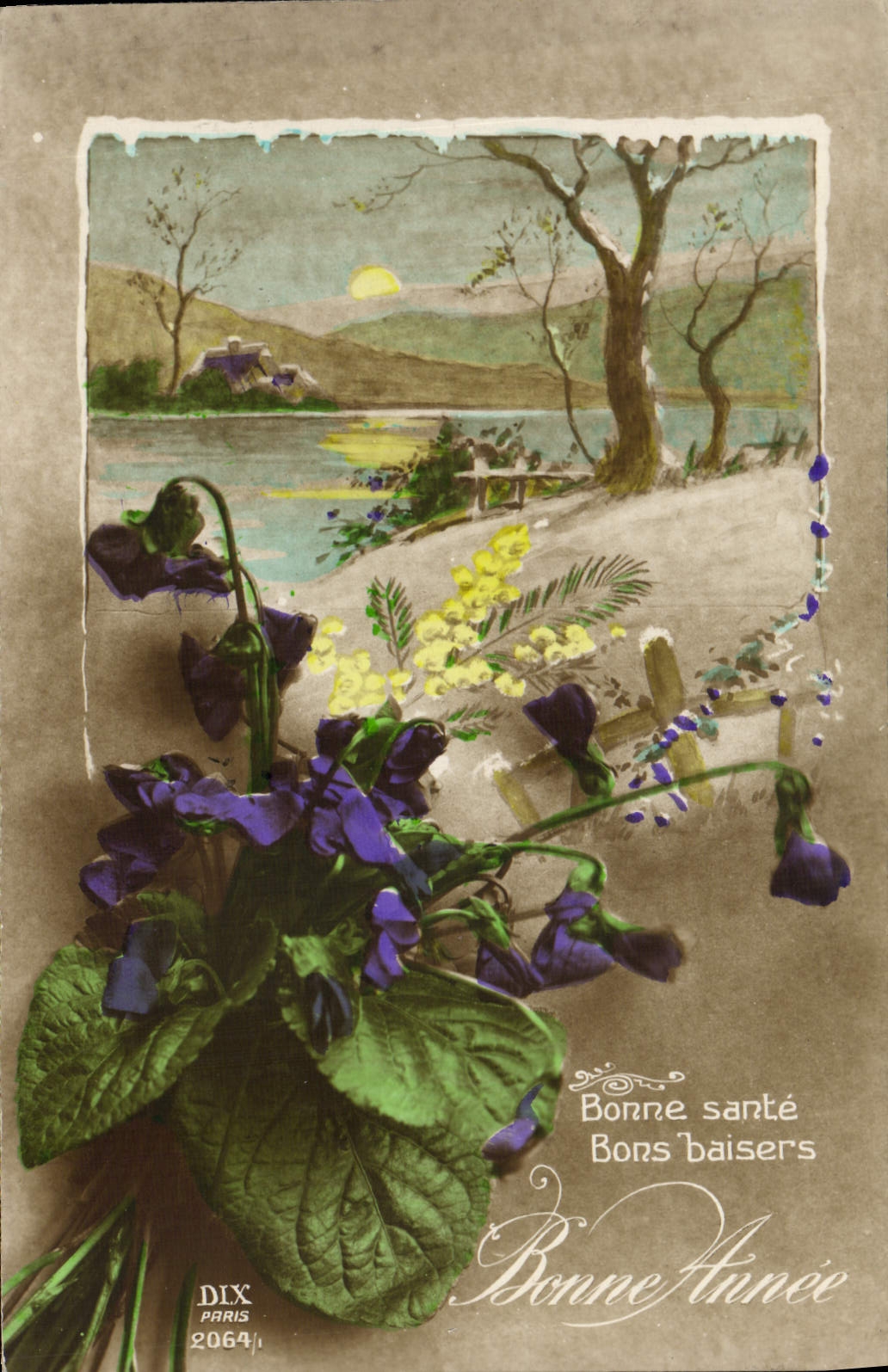 CPA Fantaisie Fleurs