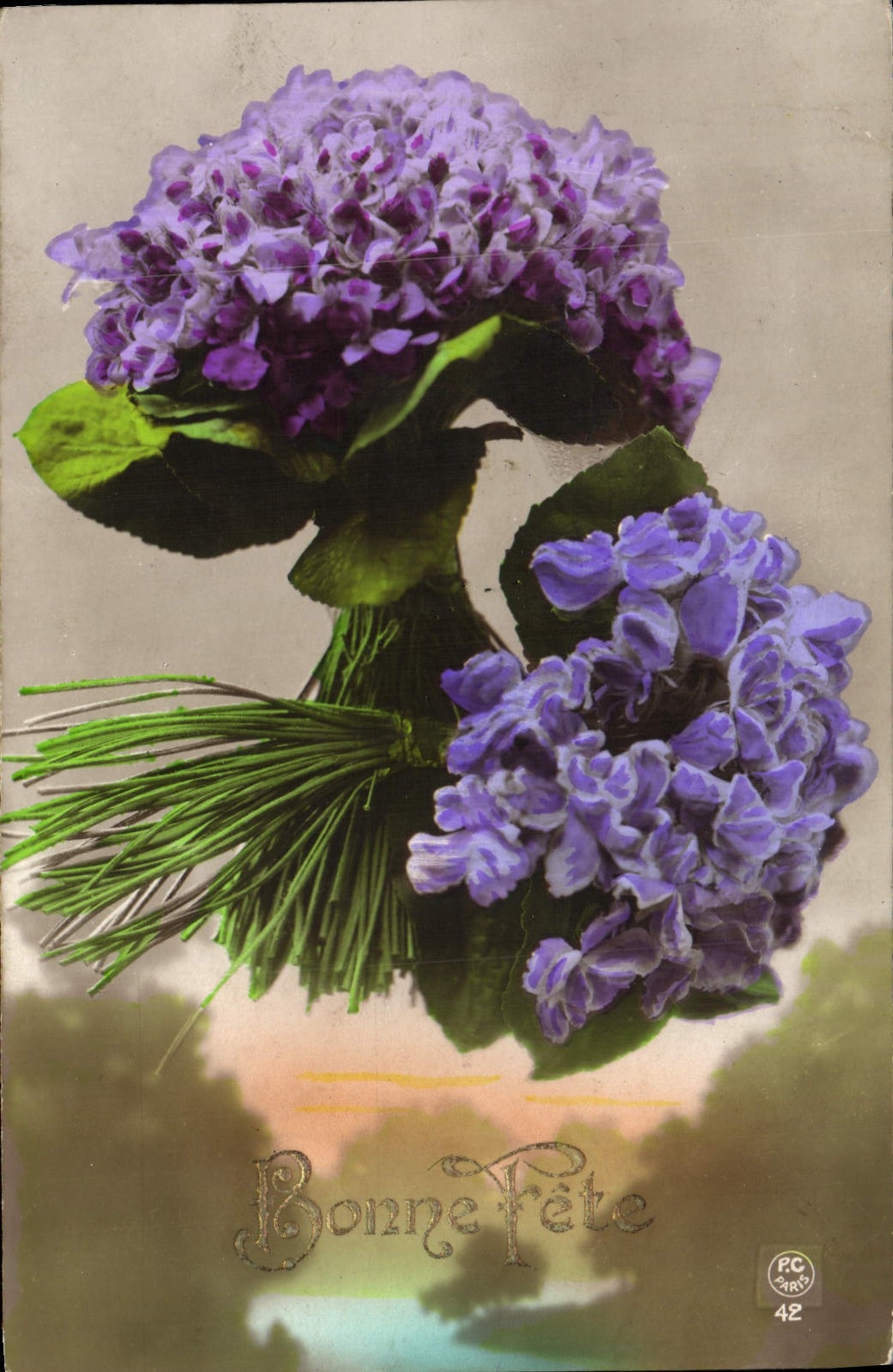 CPA Fantaisie Fleurs