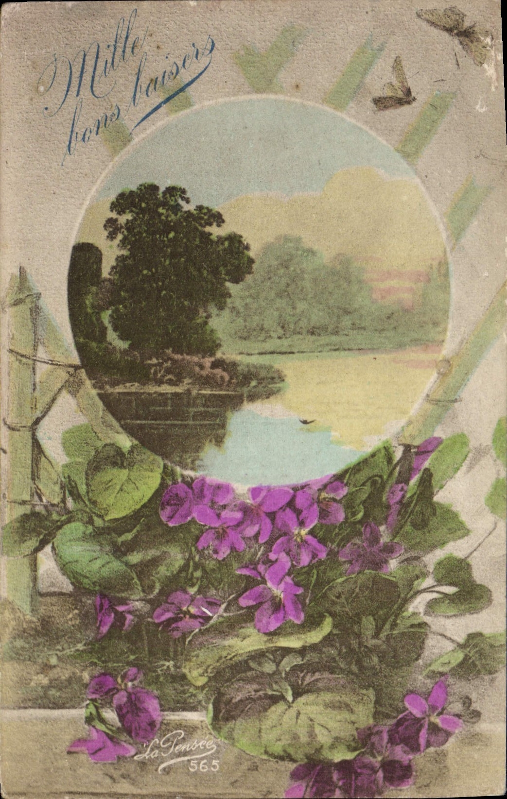 CPA Fantaisie Fleurs