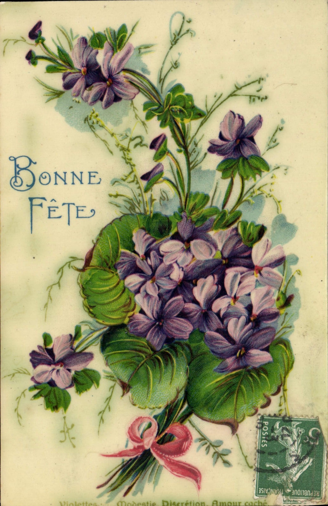 CPA Fantaisie Fleurs