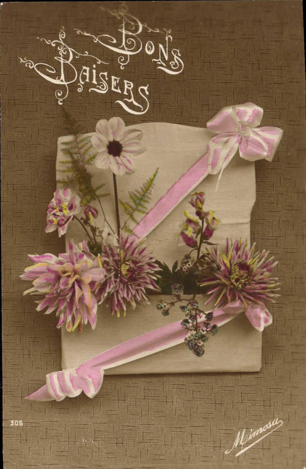 CPA Fantaisie Fleurs 