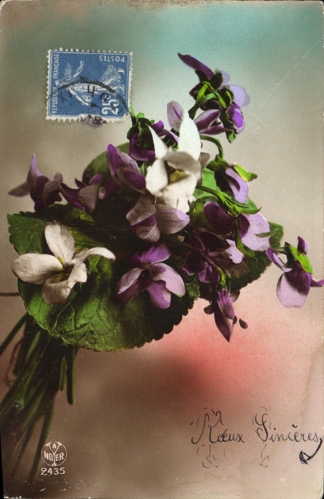 CPA Fantaisie Fleurs