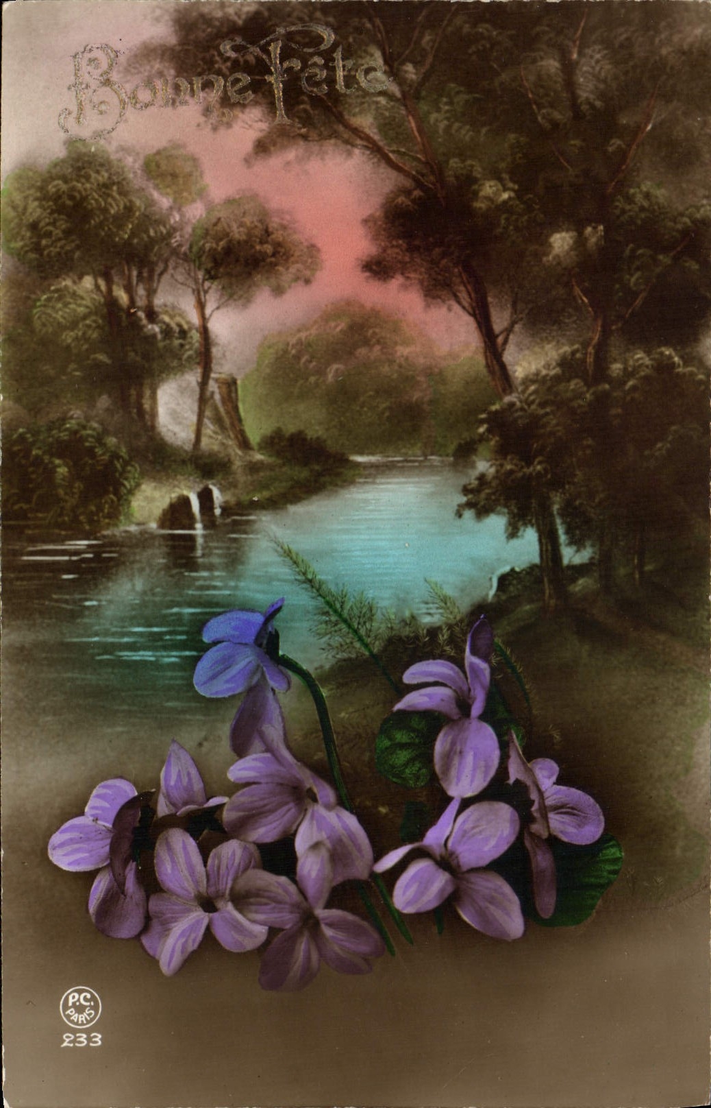 CPA Fantaisie Fleurs