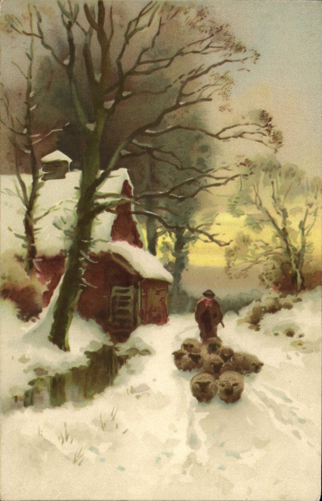 CPA Fantaisie Moutons 