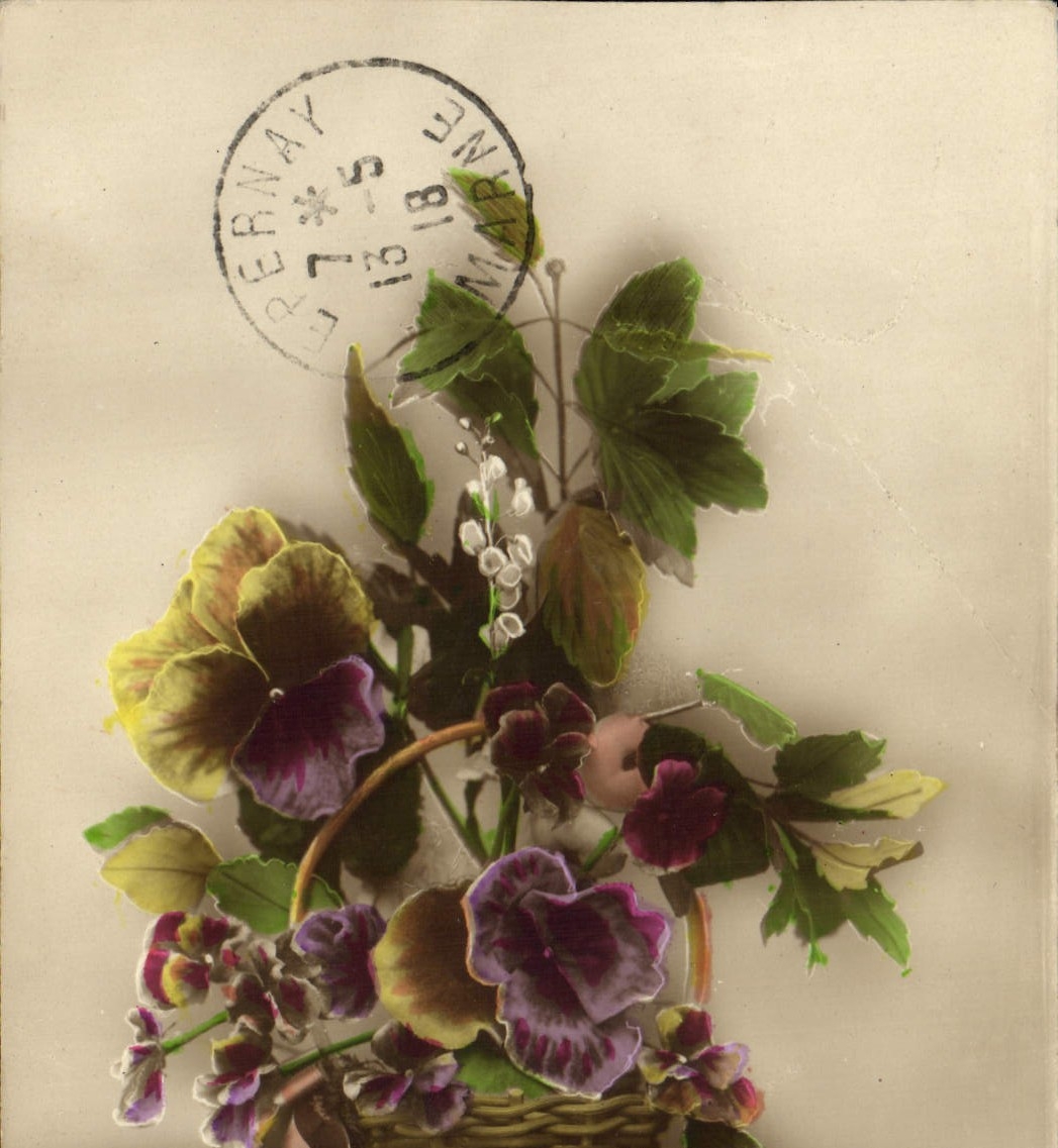 CPA Fantaisie Fleurs 