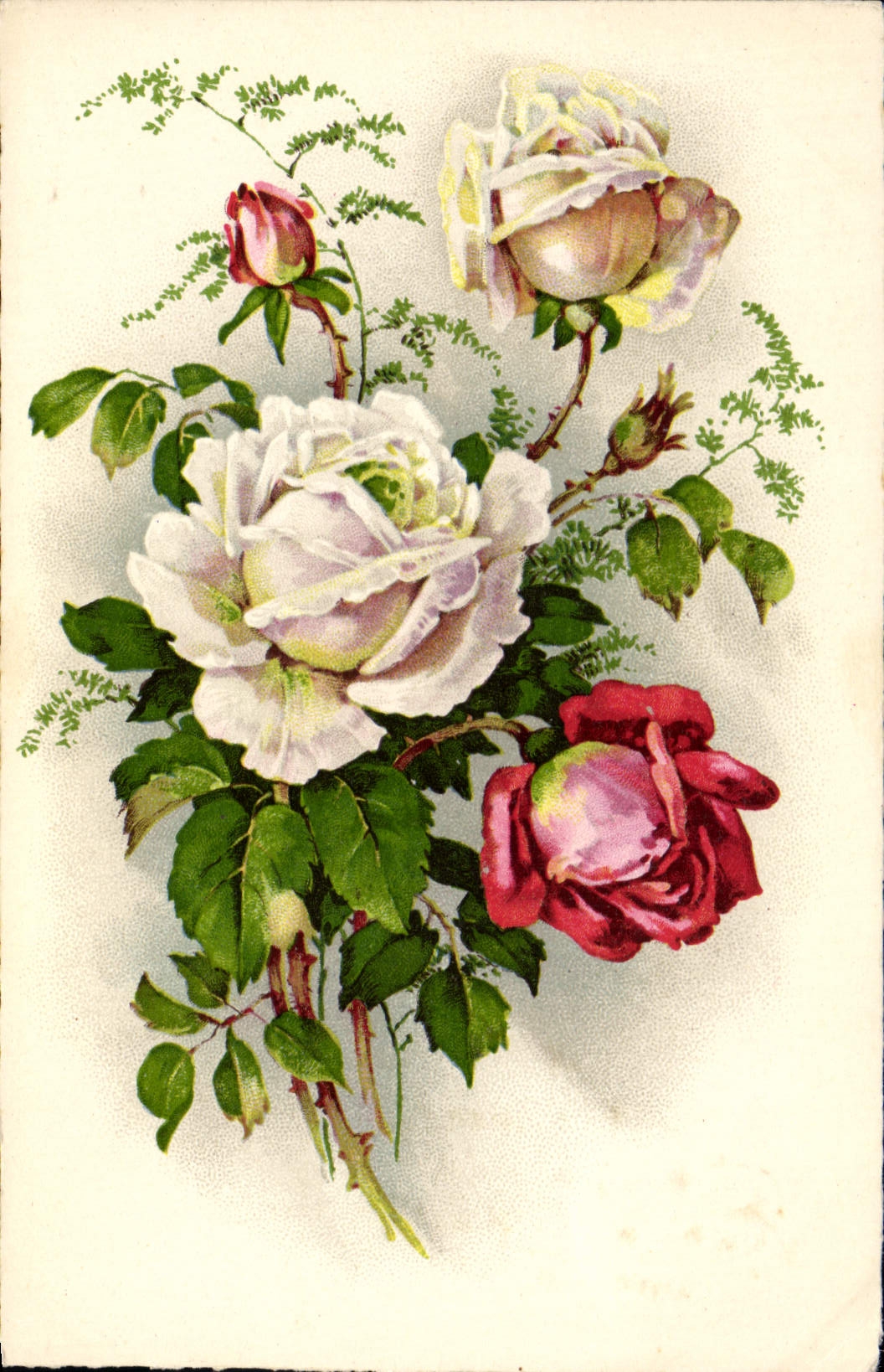 CPA Fantaisie Fleurs 