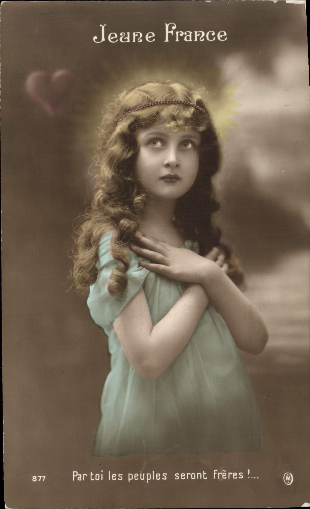 VINTAGE POSTCARD Fantasy Child Young France