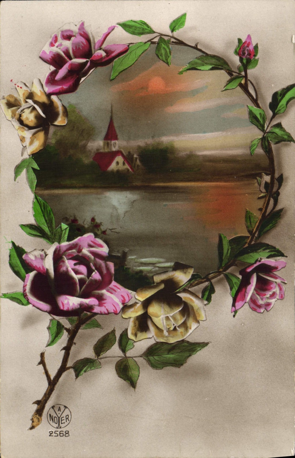 CPA Fantaisie Fleurs