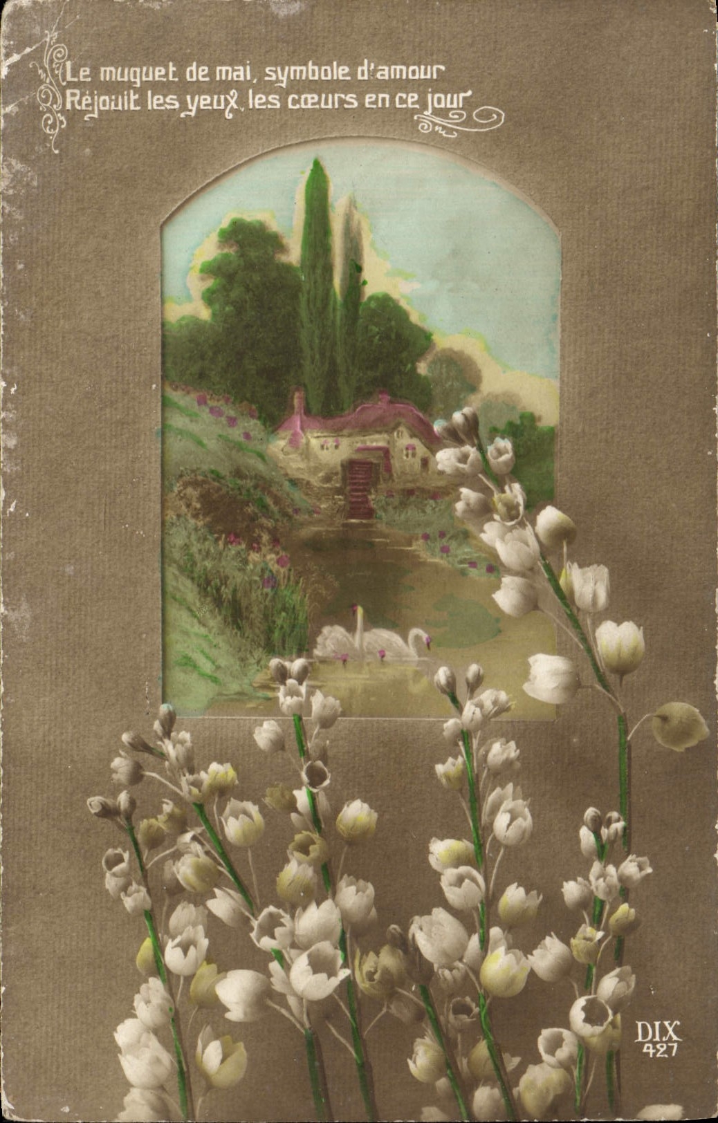 CPA Fantaisie Fleurs 