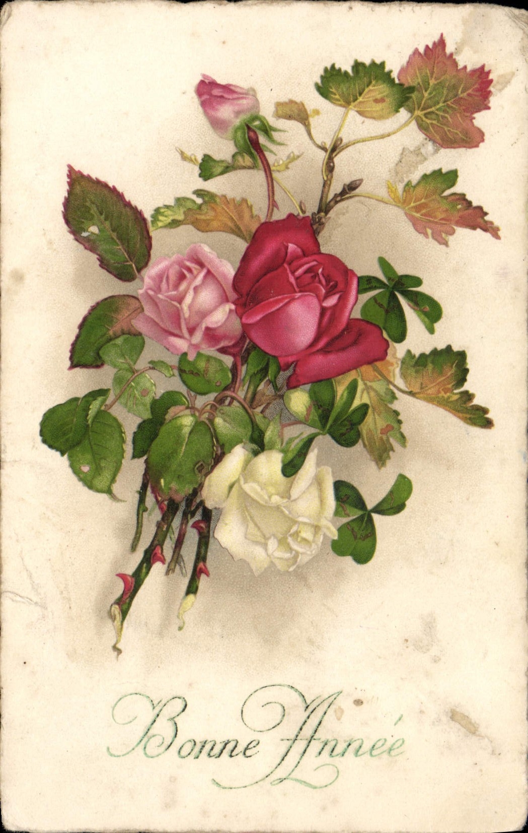 CPA Fantaisie Fleurs