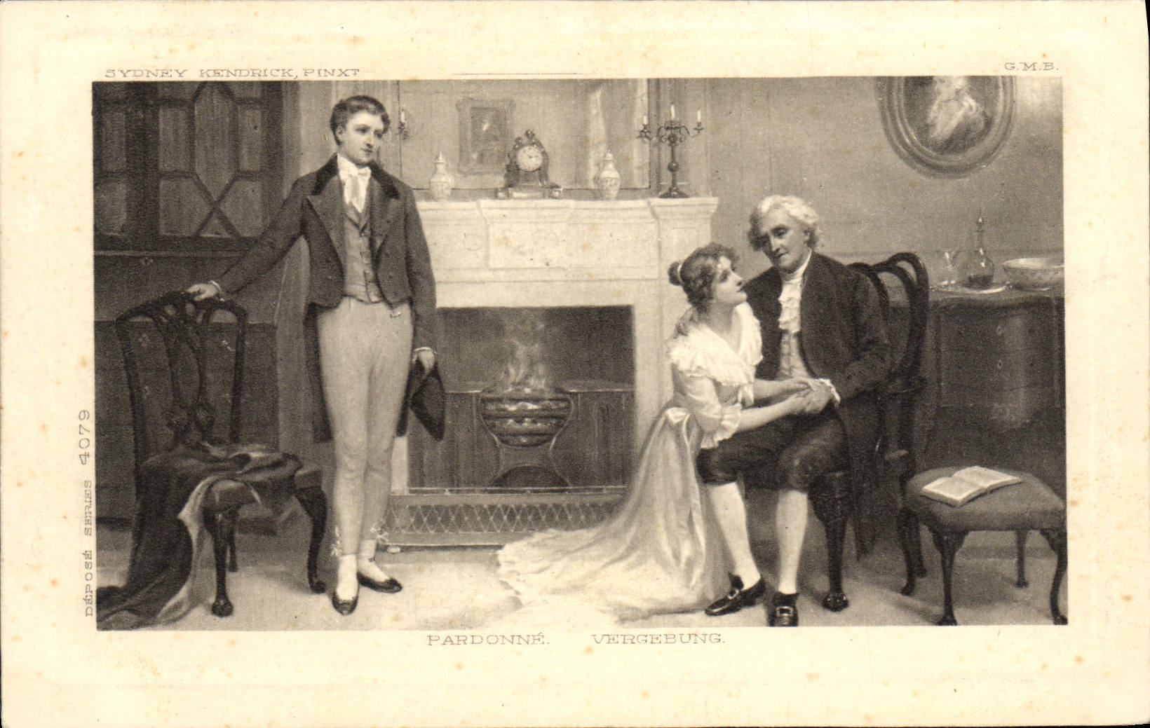 VINTAGE POSTCARD Fantaisie Forgives Sydney Hendrick