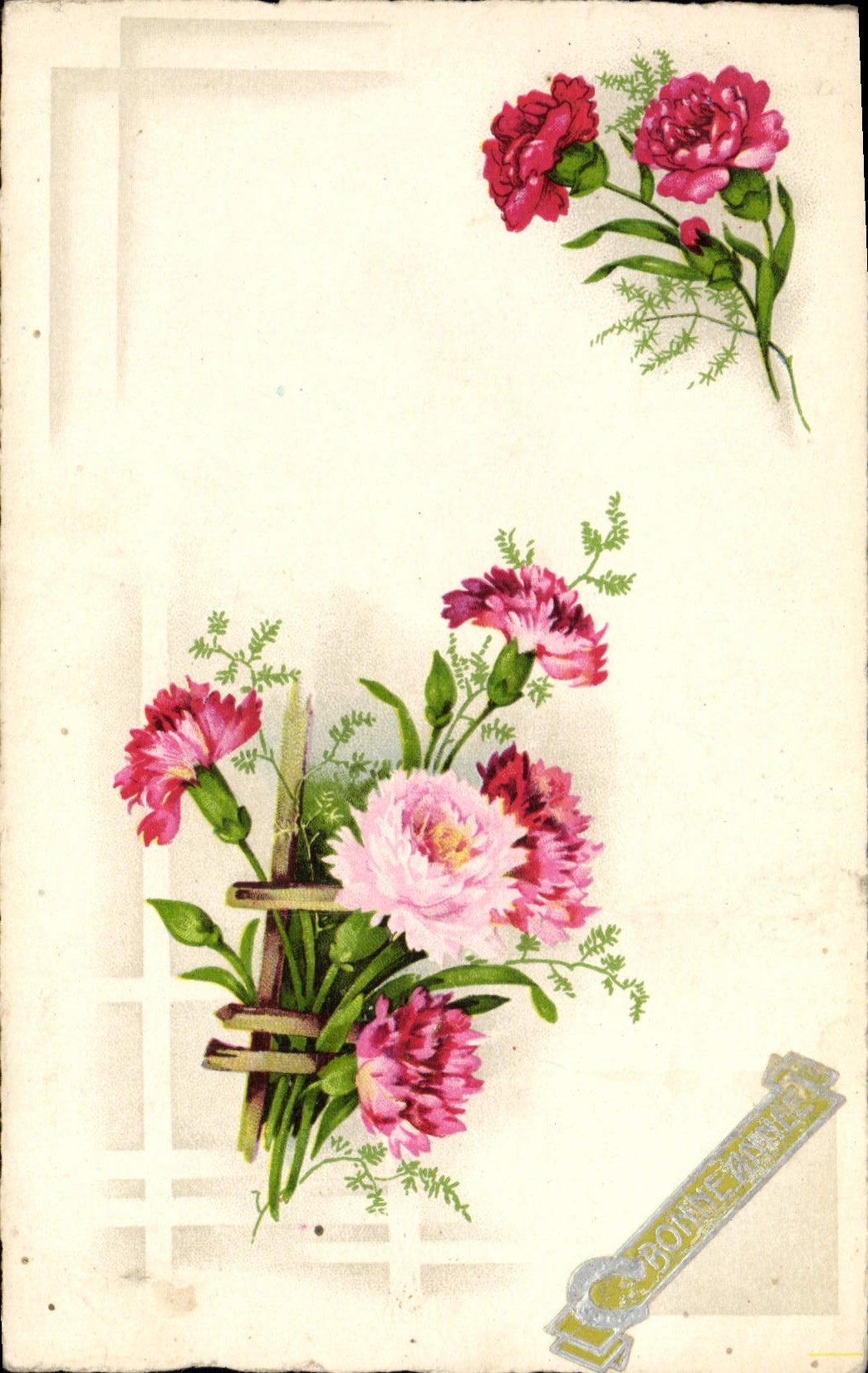 CPA Fantaisie Fleurs