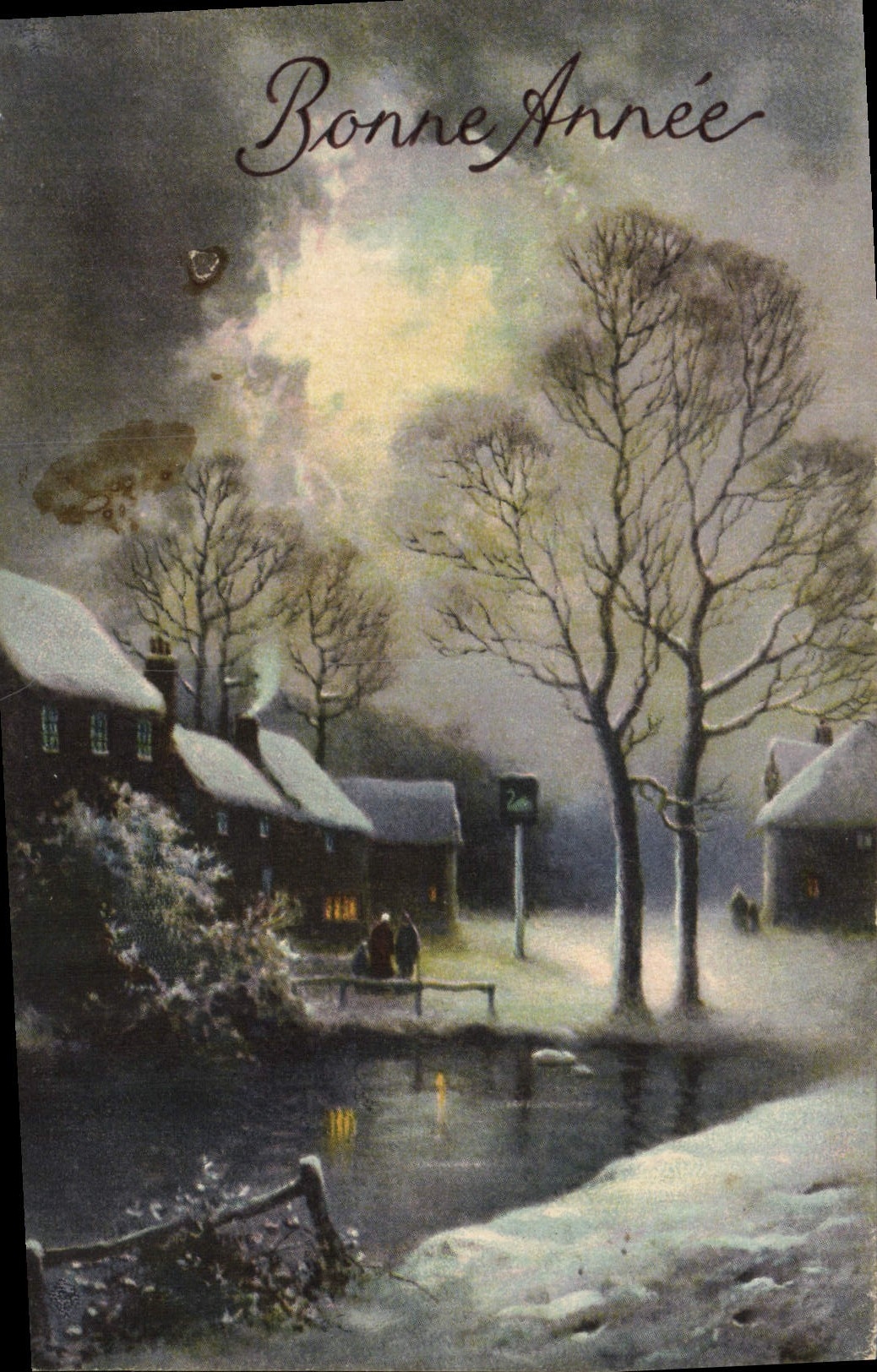 CPA Fantaisie Bonne annee