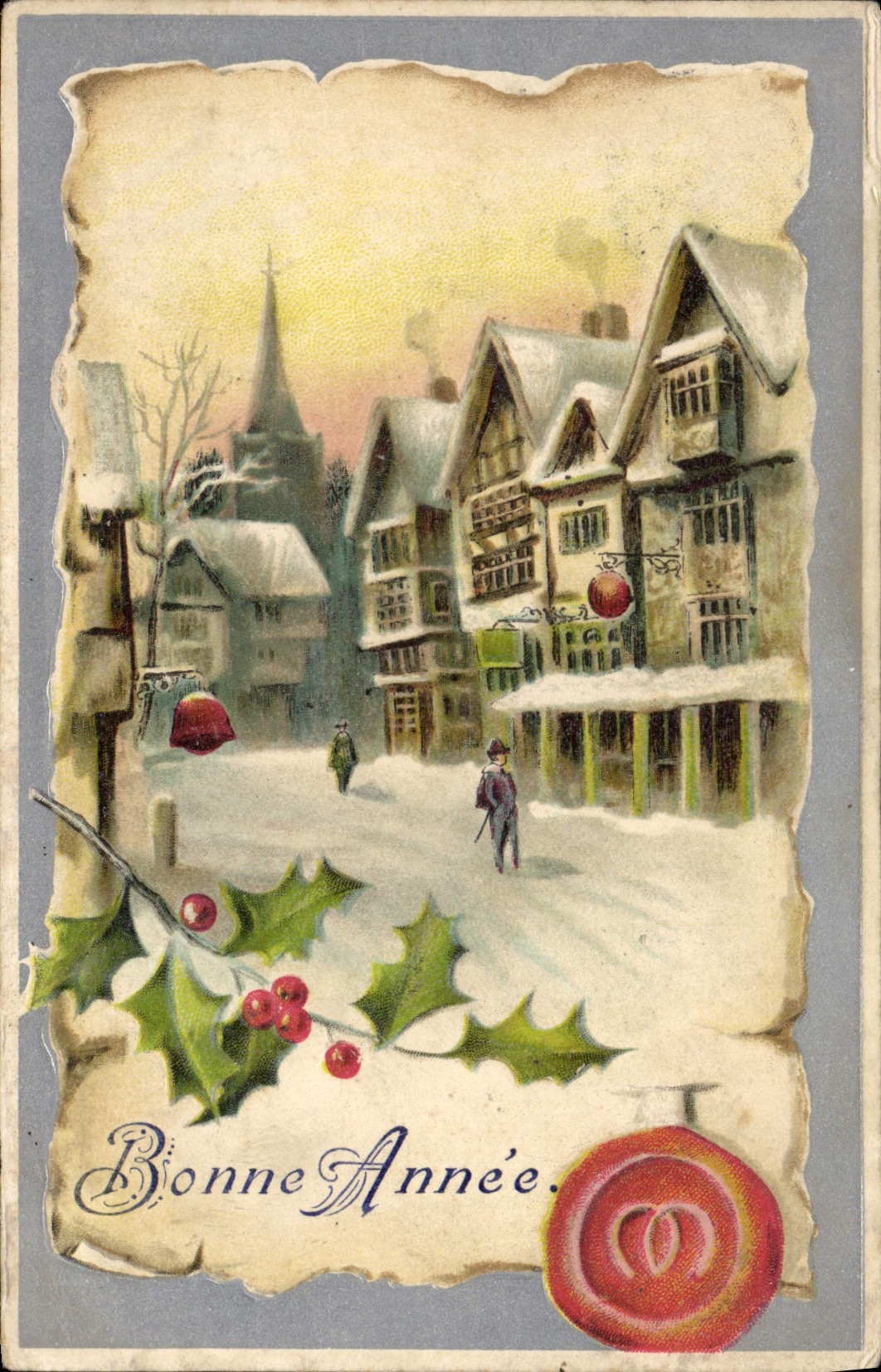 CPA Fantaisie Bonne annee