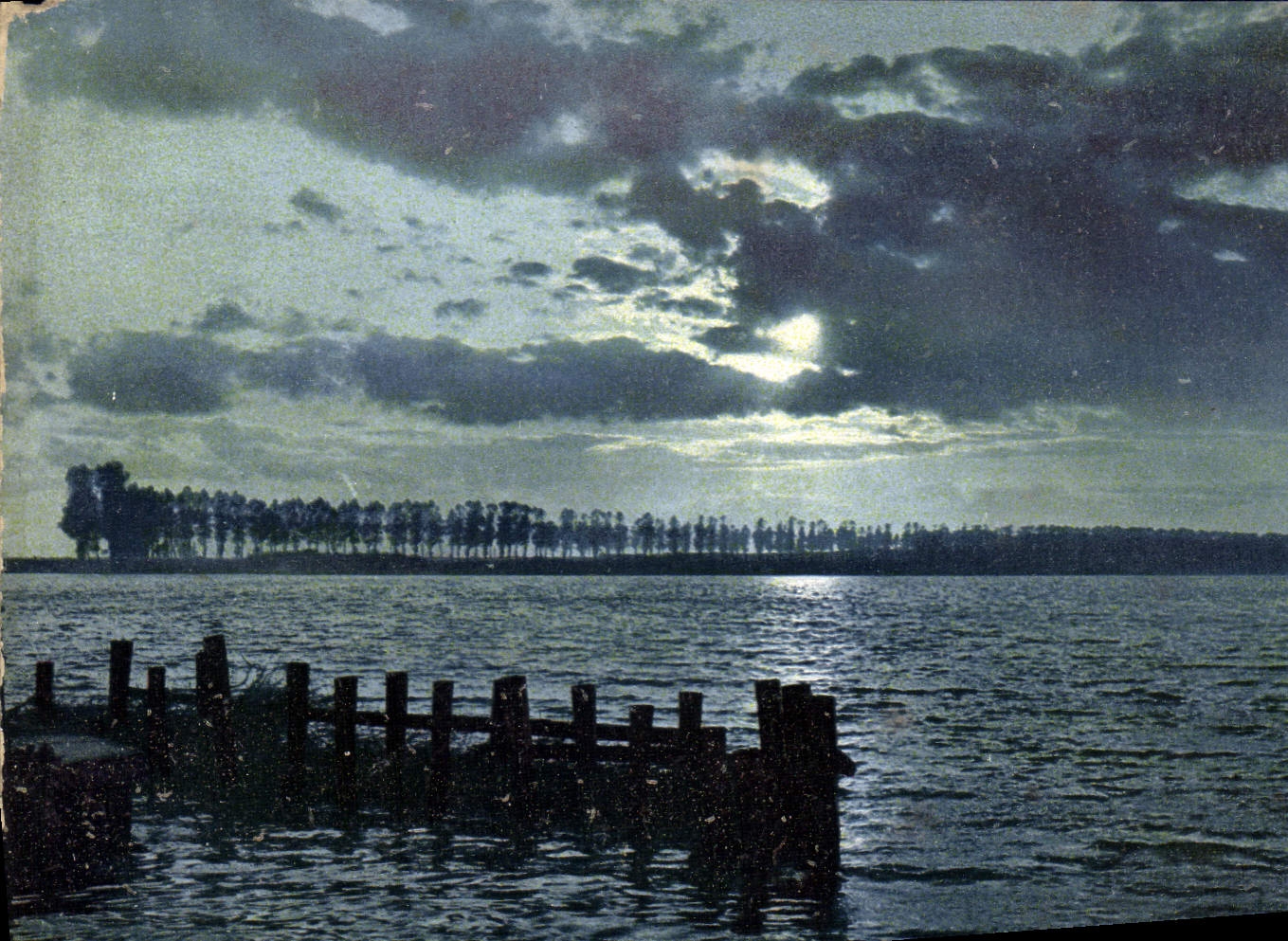 VINTAGE POSTCARD Fantasy Landscape Seaside