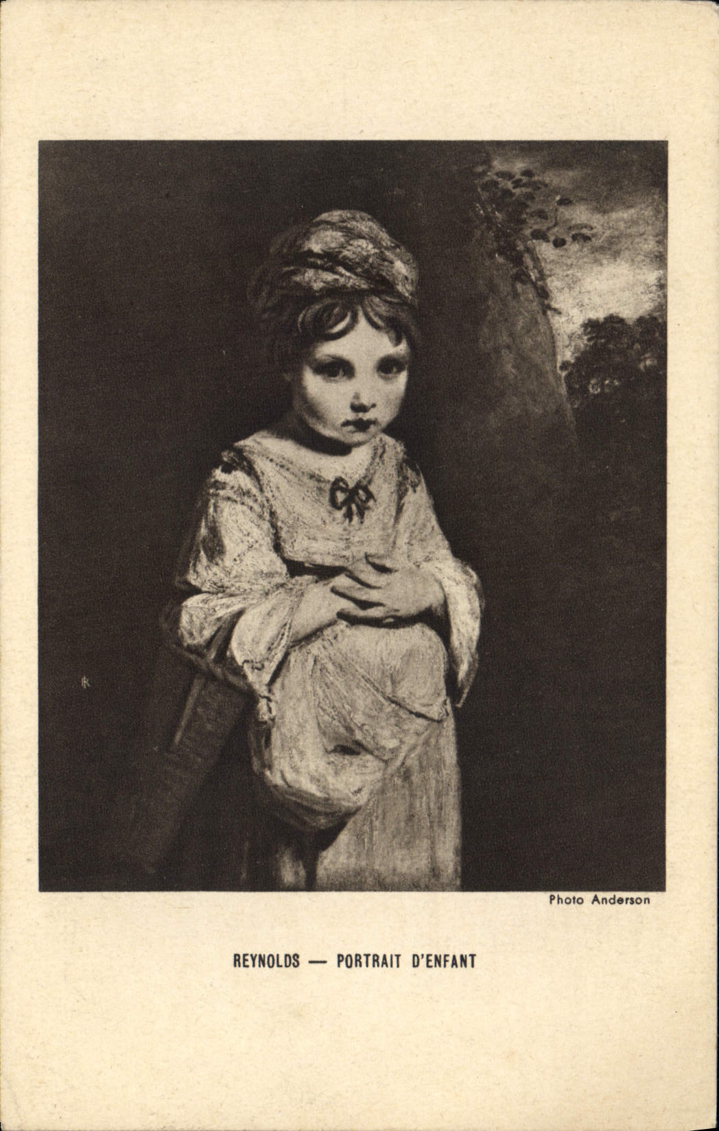 VINTAGE POSTCARD Fantasy Reynolds Portrait of child