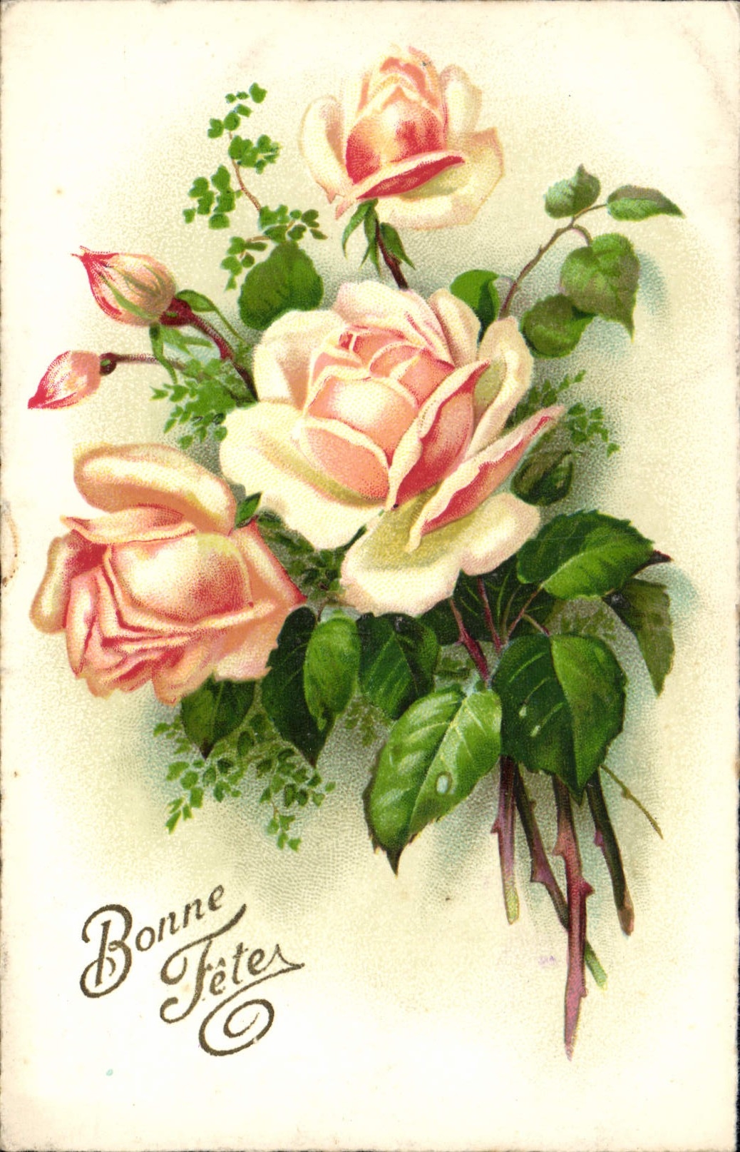 CPA Fantaisie Fleurs