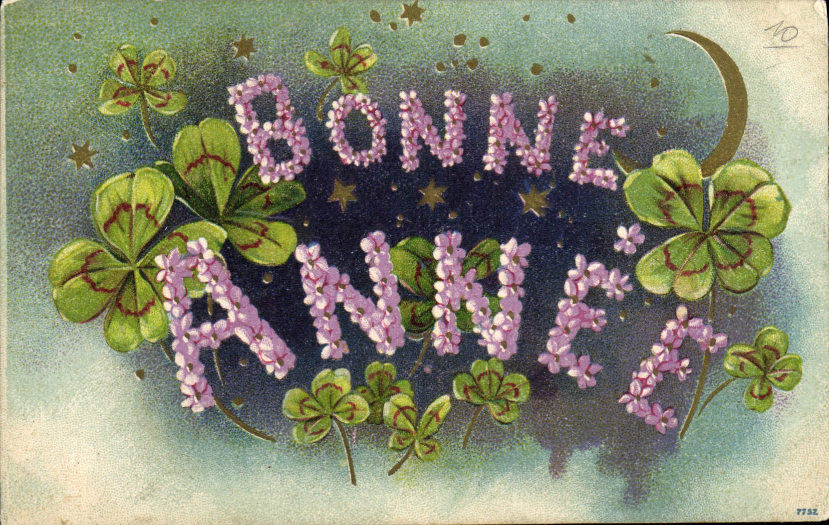 CPA Fantaisie Trefles Bonne annee