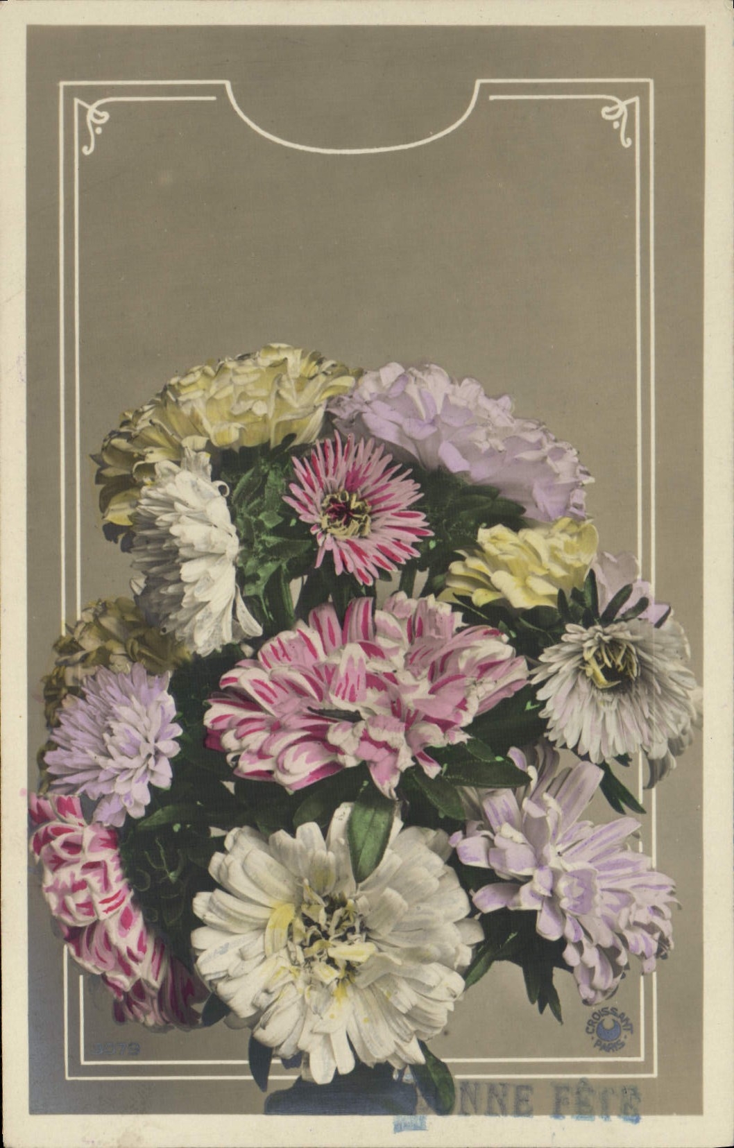 CPA Fantaisie Fleurs