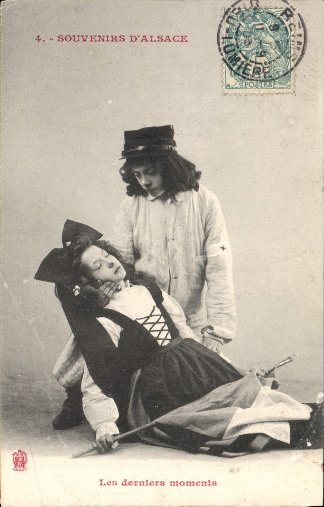 CPA Fantaisie Enfants Alsace 