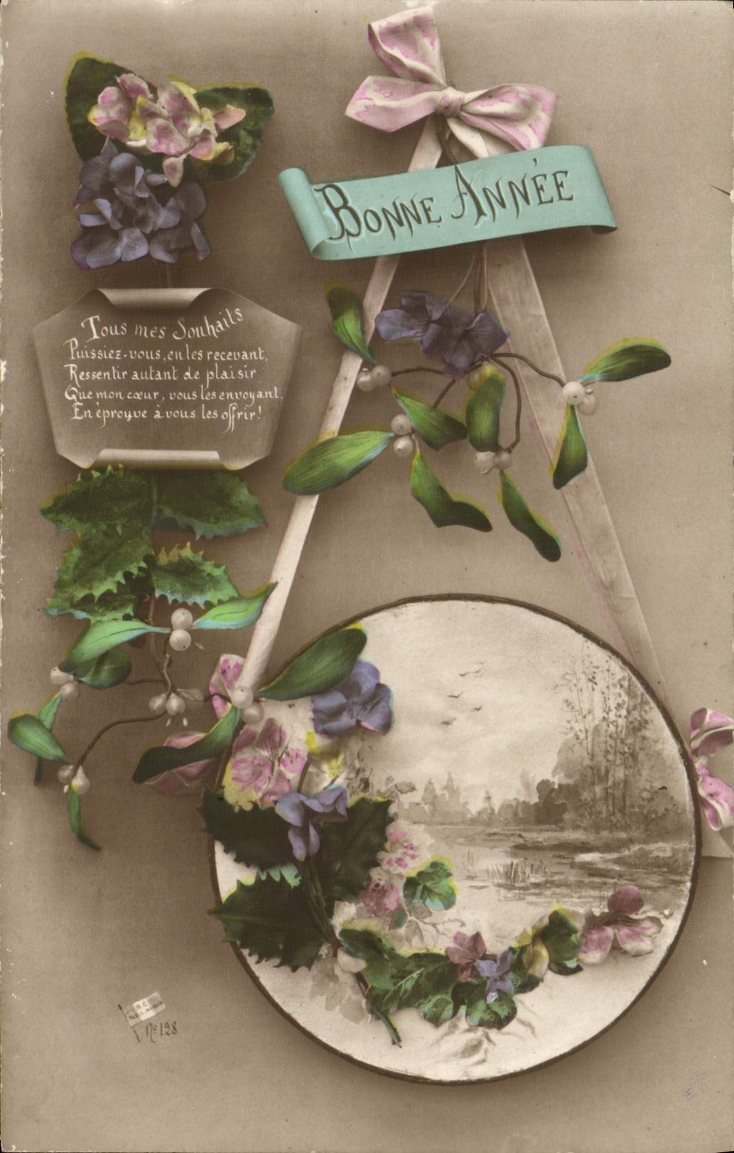 CPA Fantaisie Bonne annee