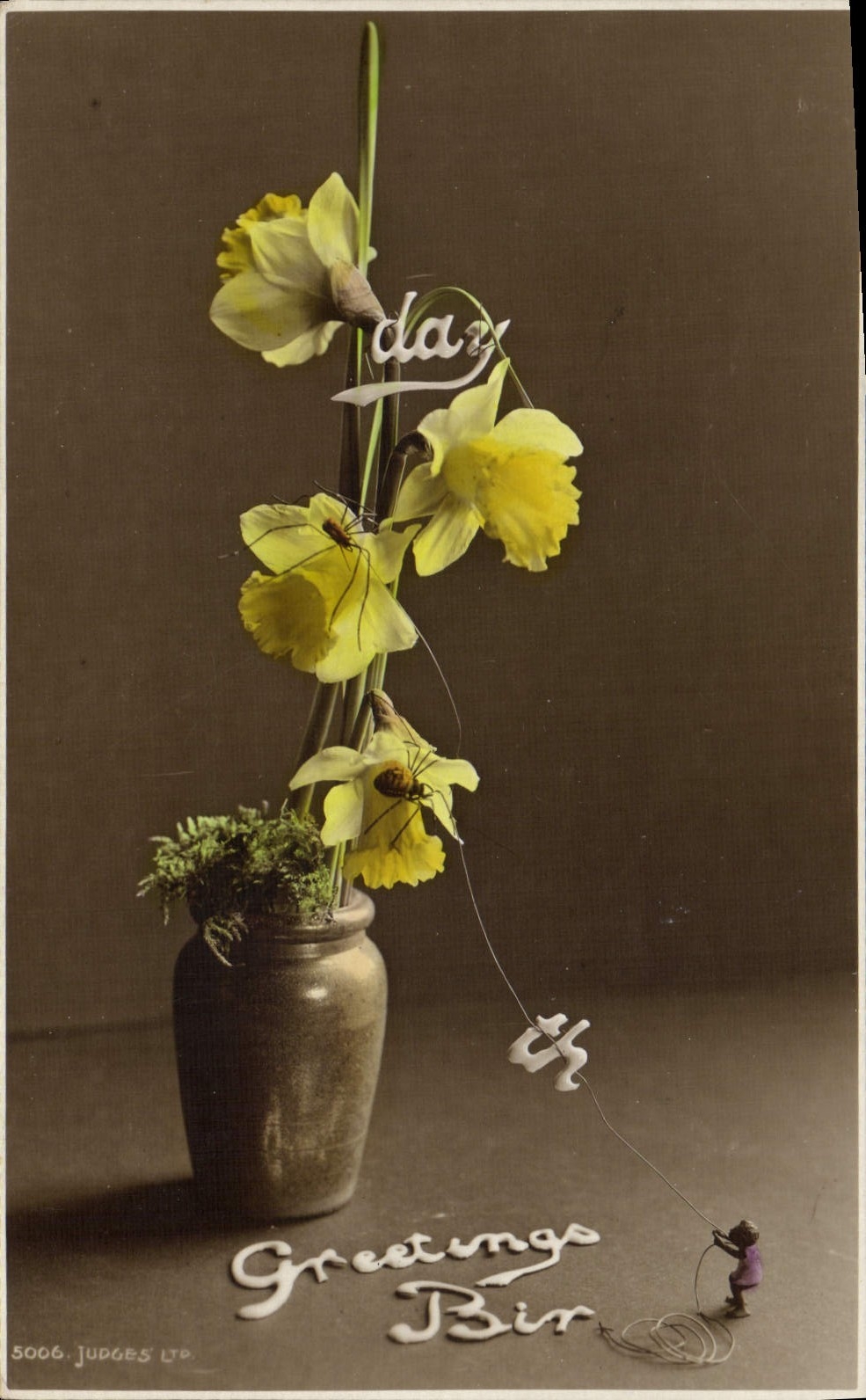 CPA Fantaisie Fleurs