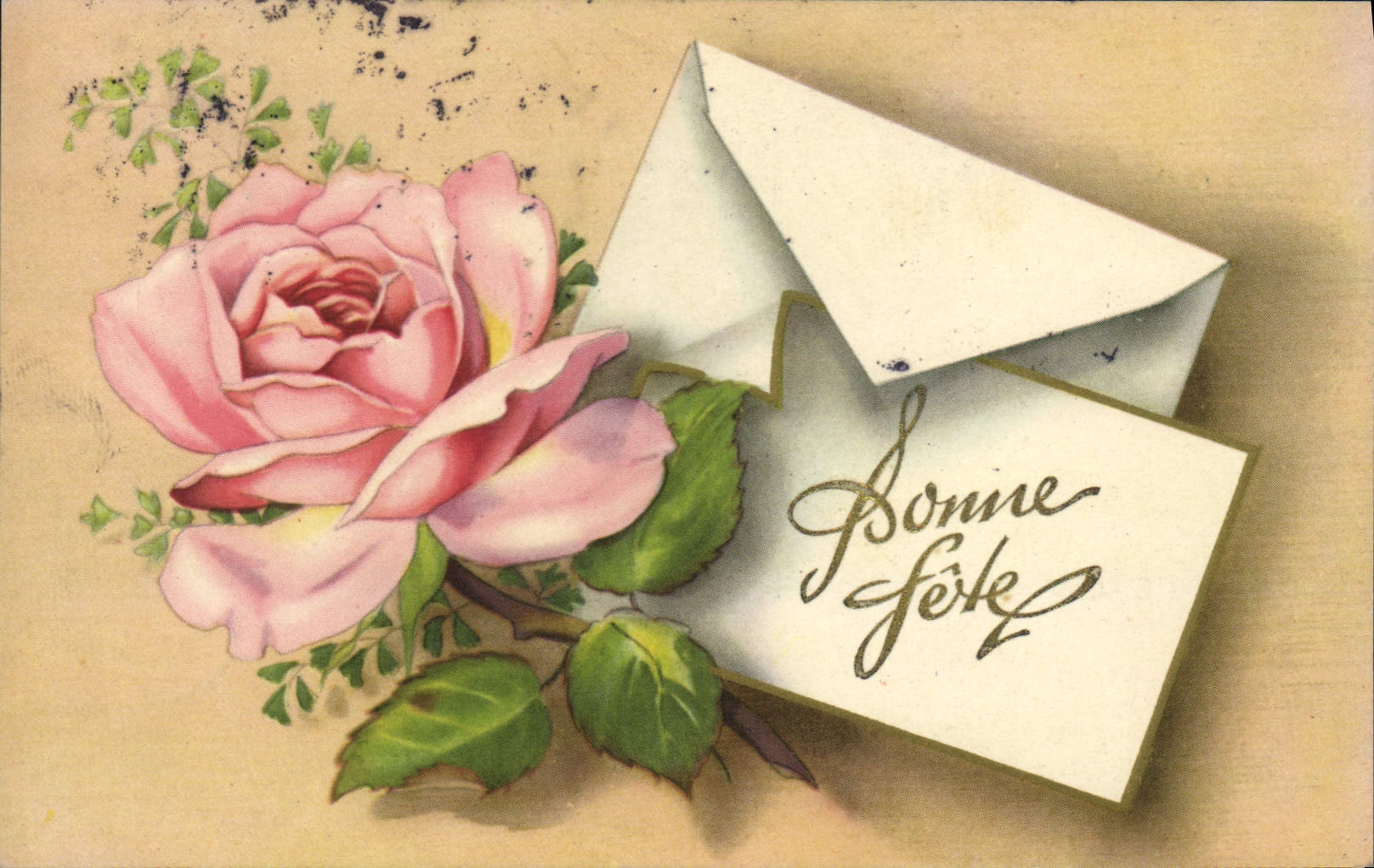 CPA Fantaisie Fleurs