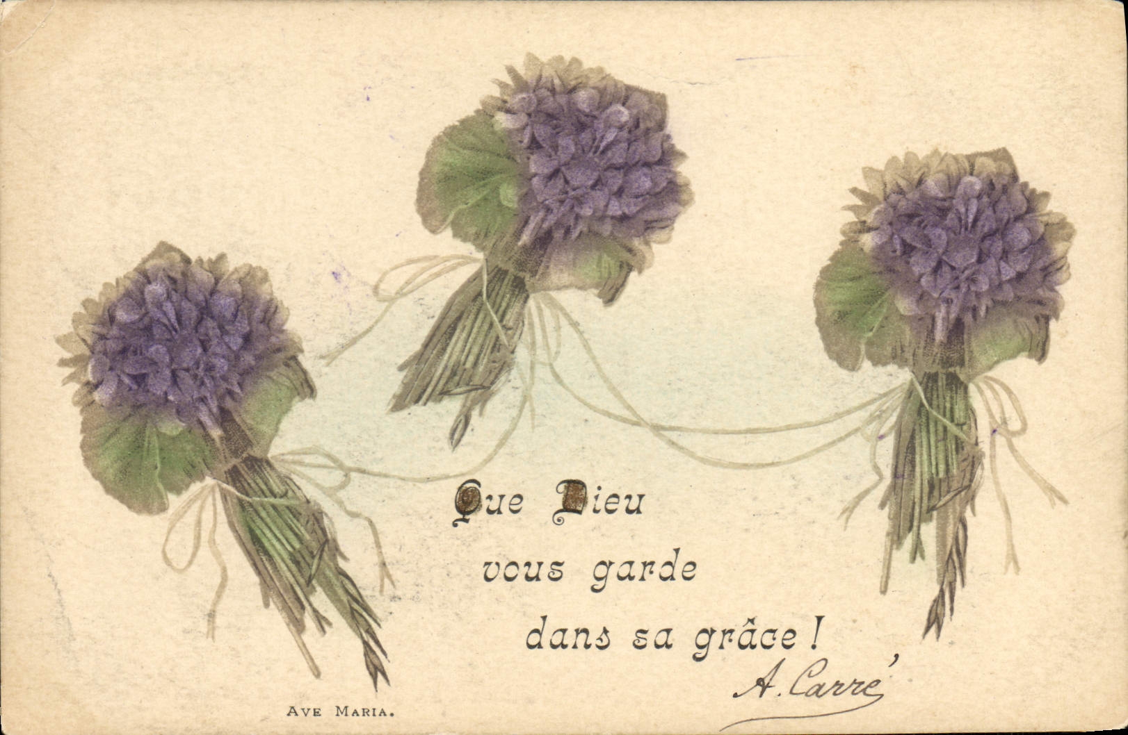 CPA Fantaisie Fleurs