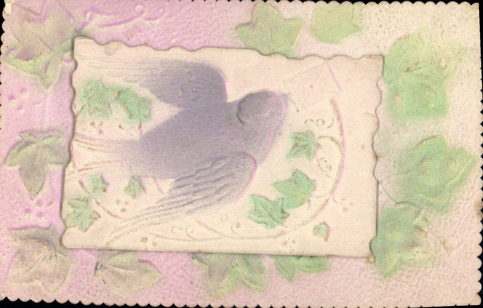 CPA Fantaisie Oiseau