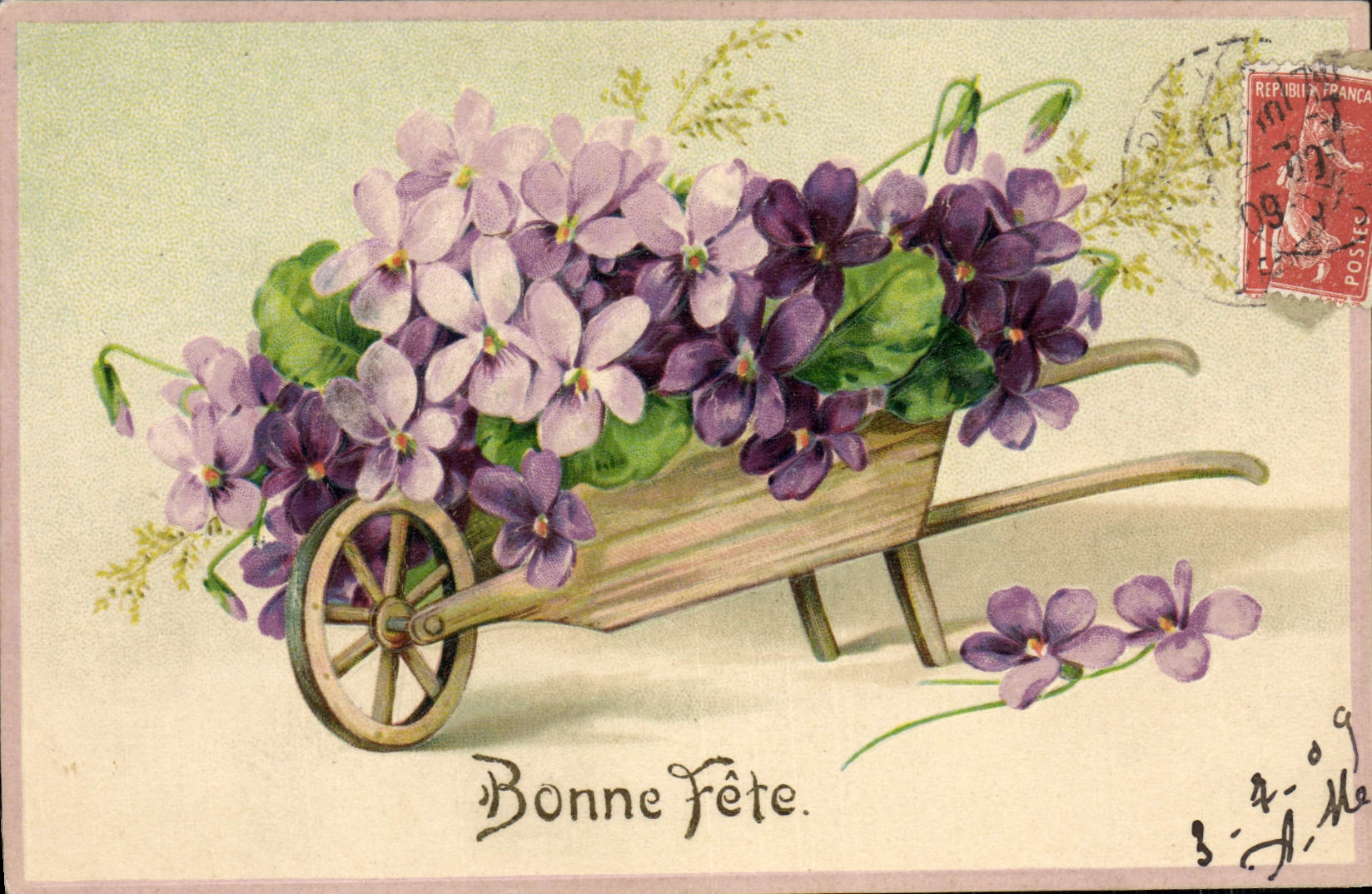 CPA Fantaisie Fleurs