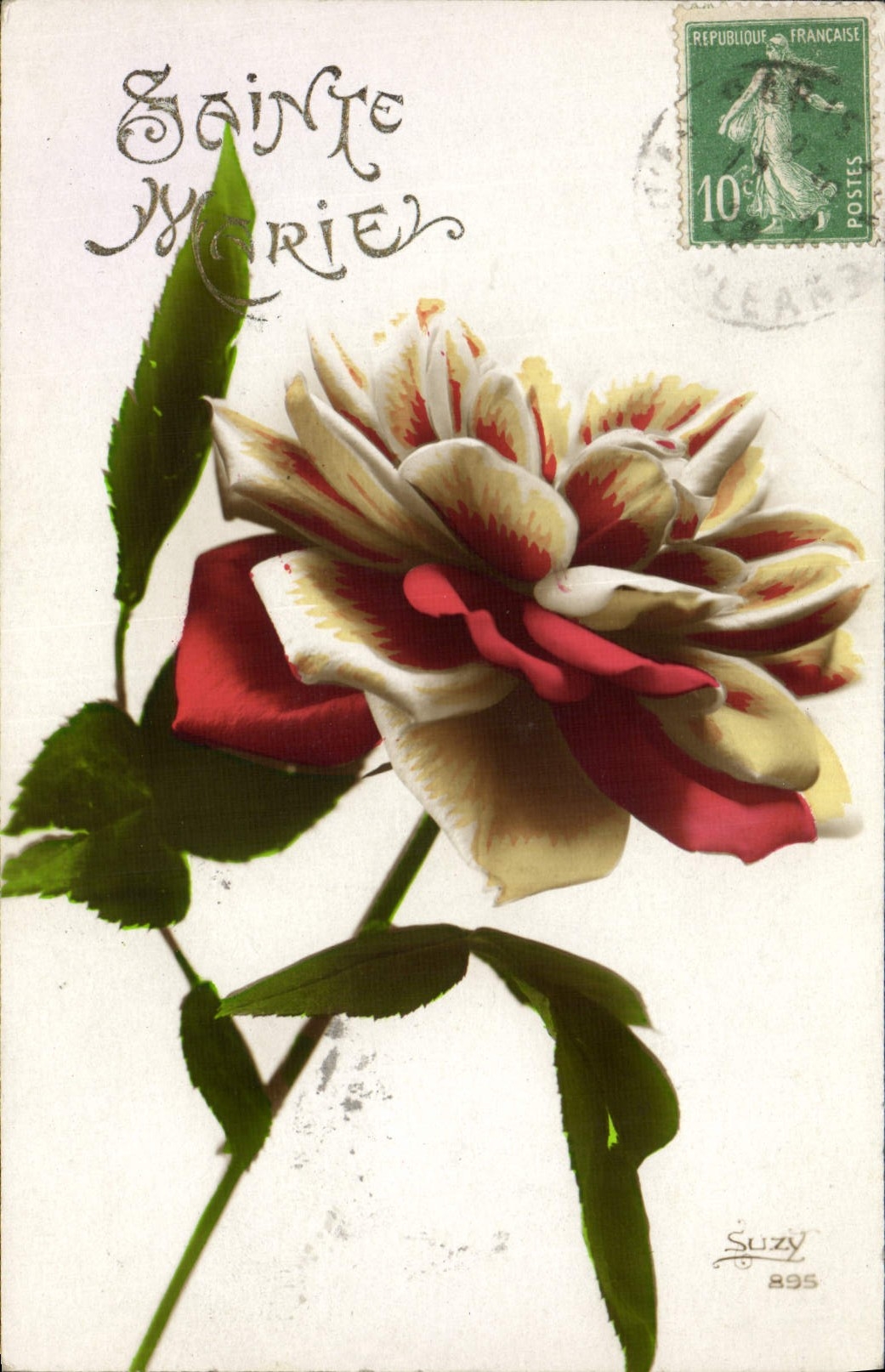 CPA Fantaisie Fleurs