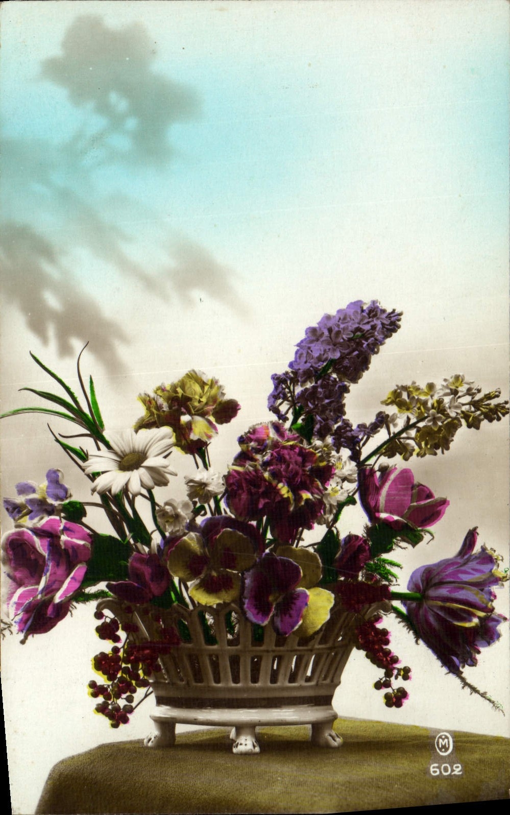 CPA Fantaisie Fleurs