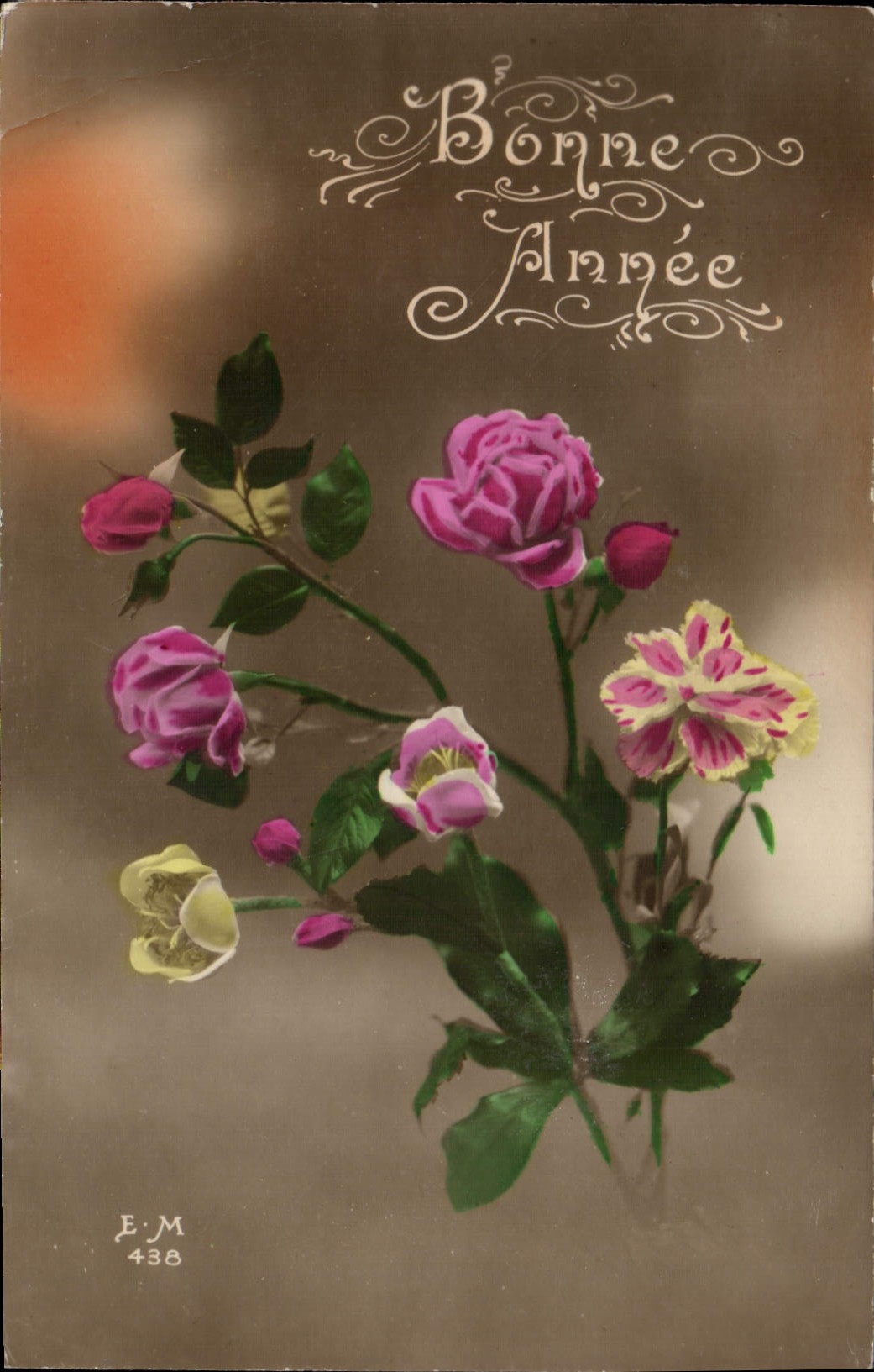 CPA Fantaisie Fleurs