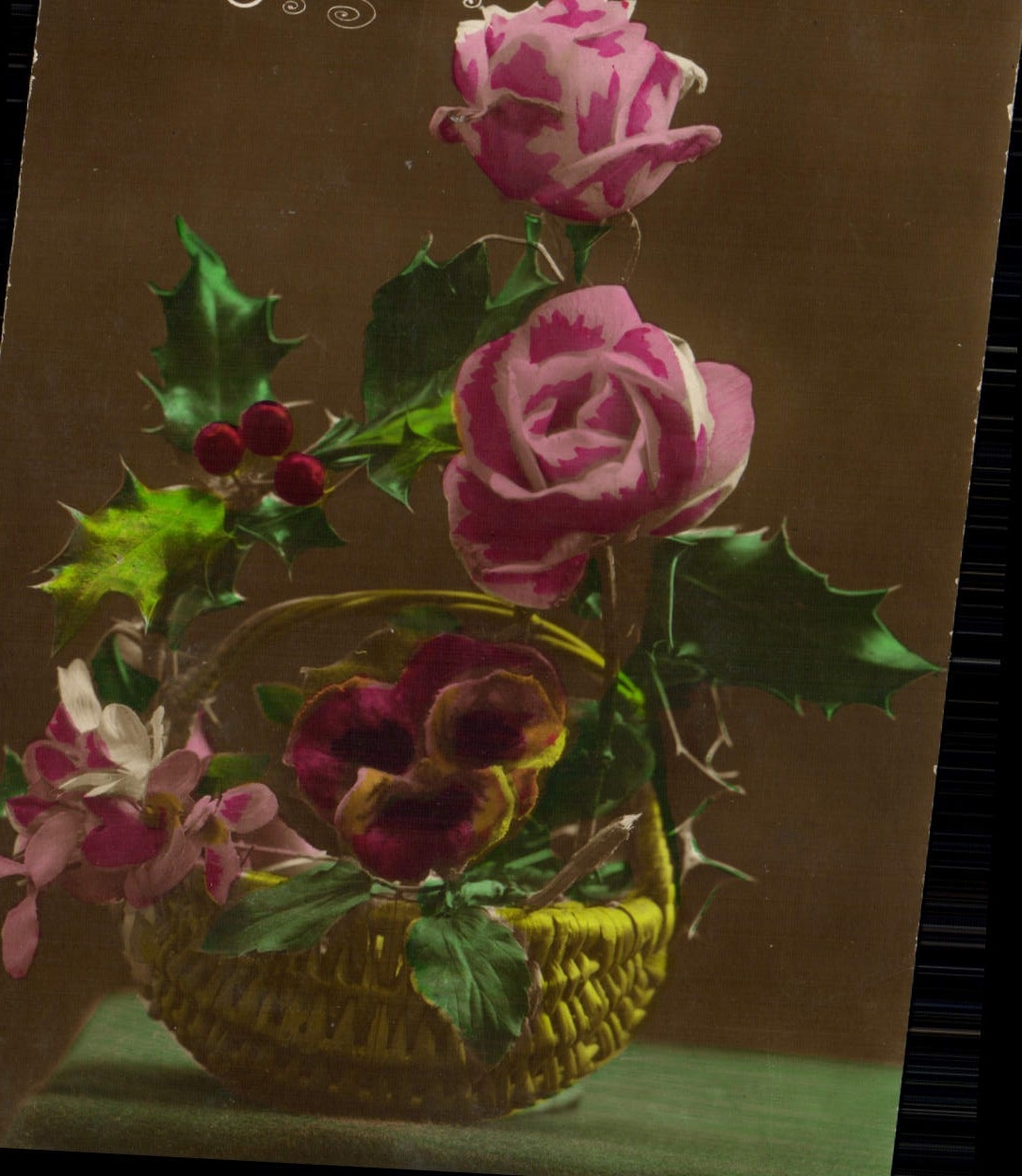 CPA Fantaisie Fleurs