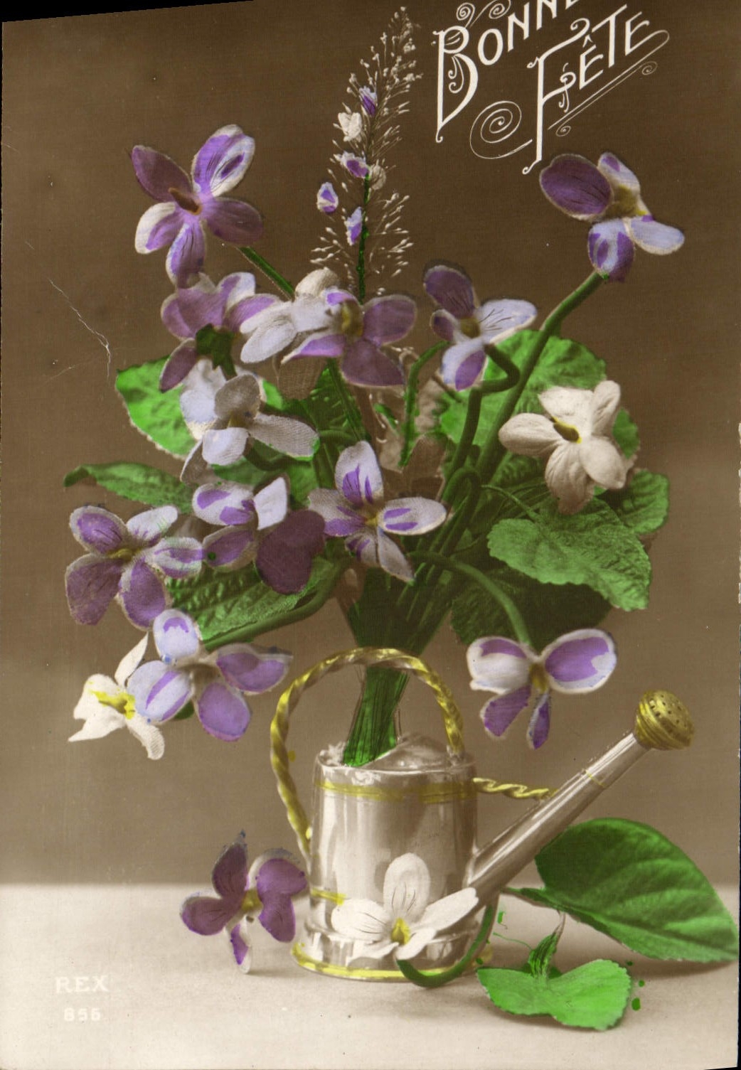 CPA Fantaisie Fleurs