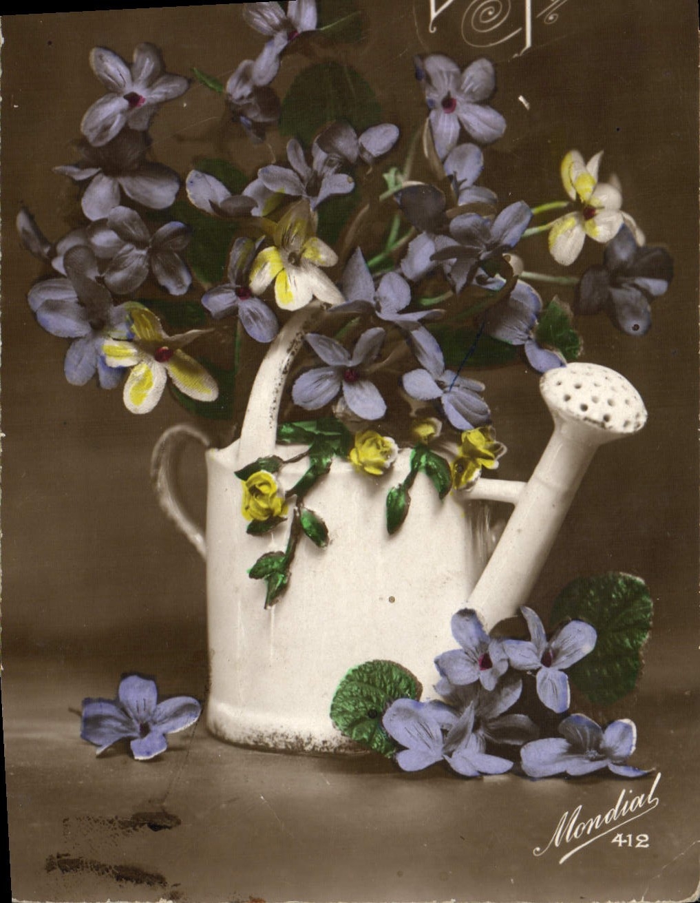 CPA Fantaisie Fleurs 