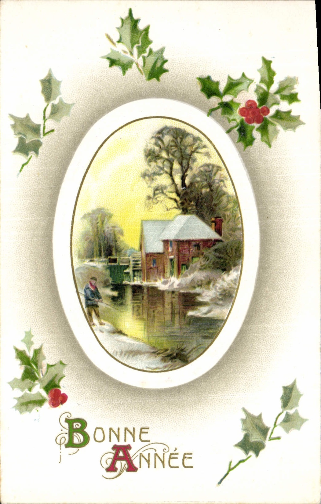 CPA Fantaisie Bonne annee