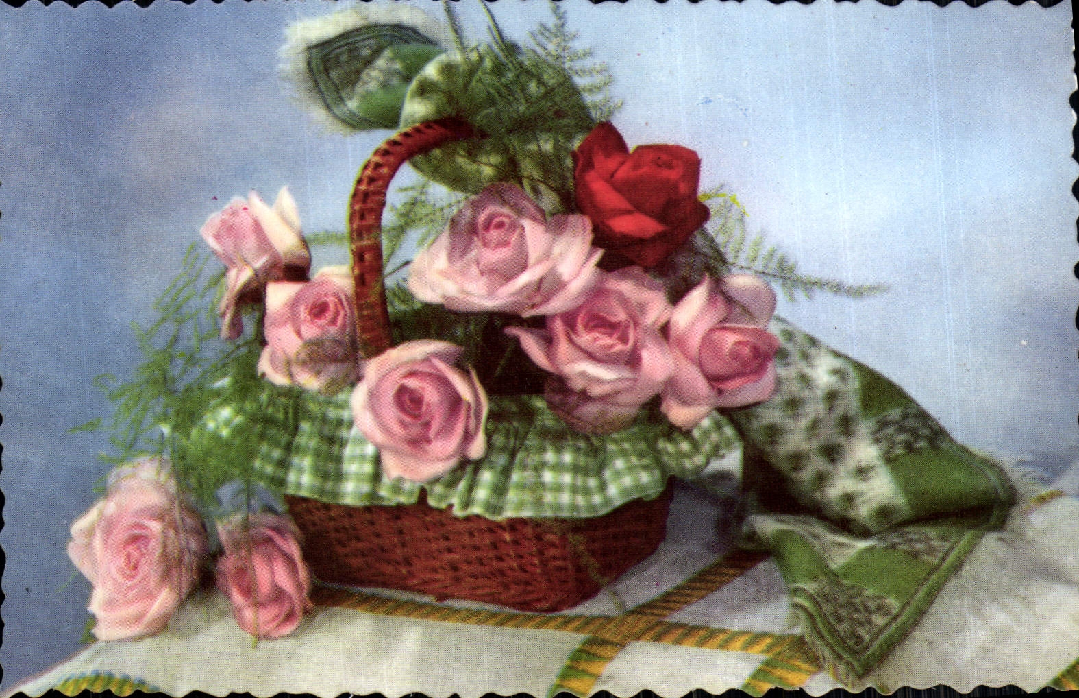 CPA Fantaisie Fleurs