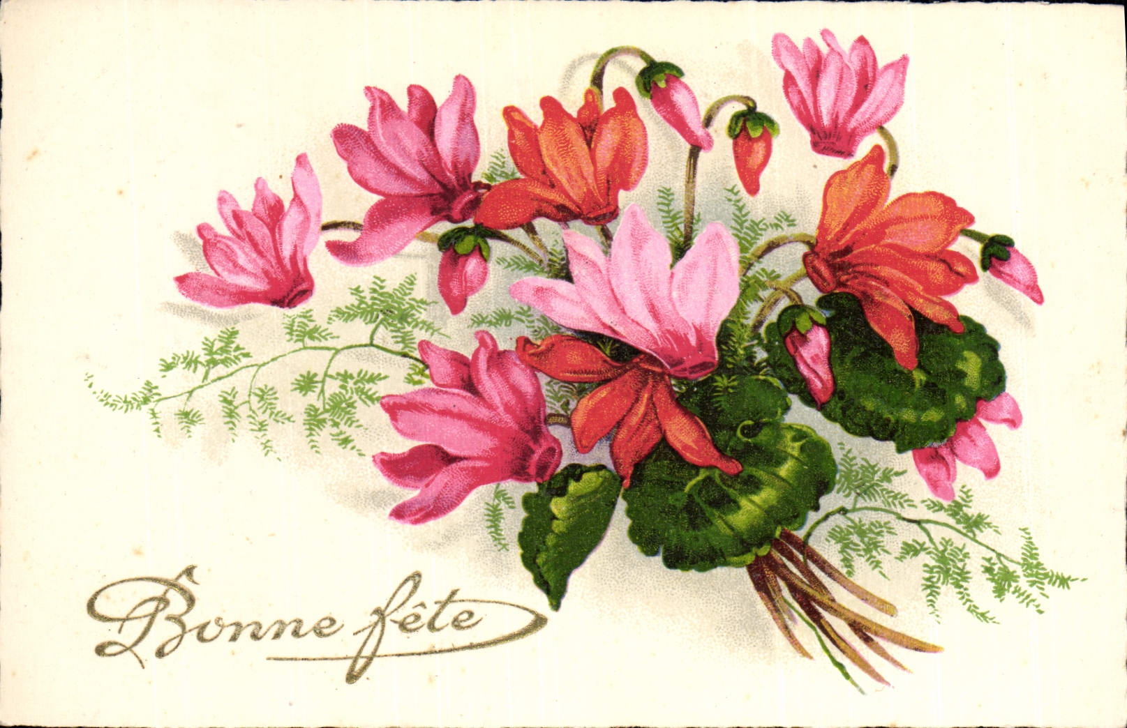 CPA Fantaisie Fleurs