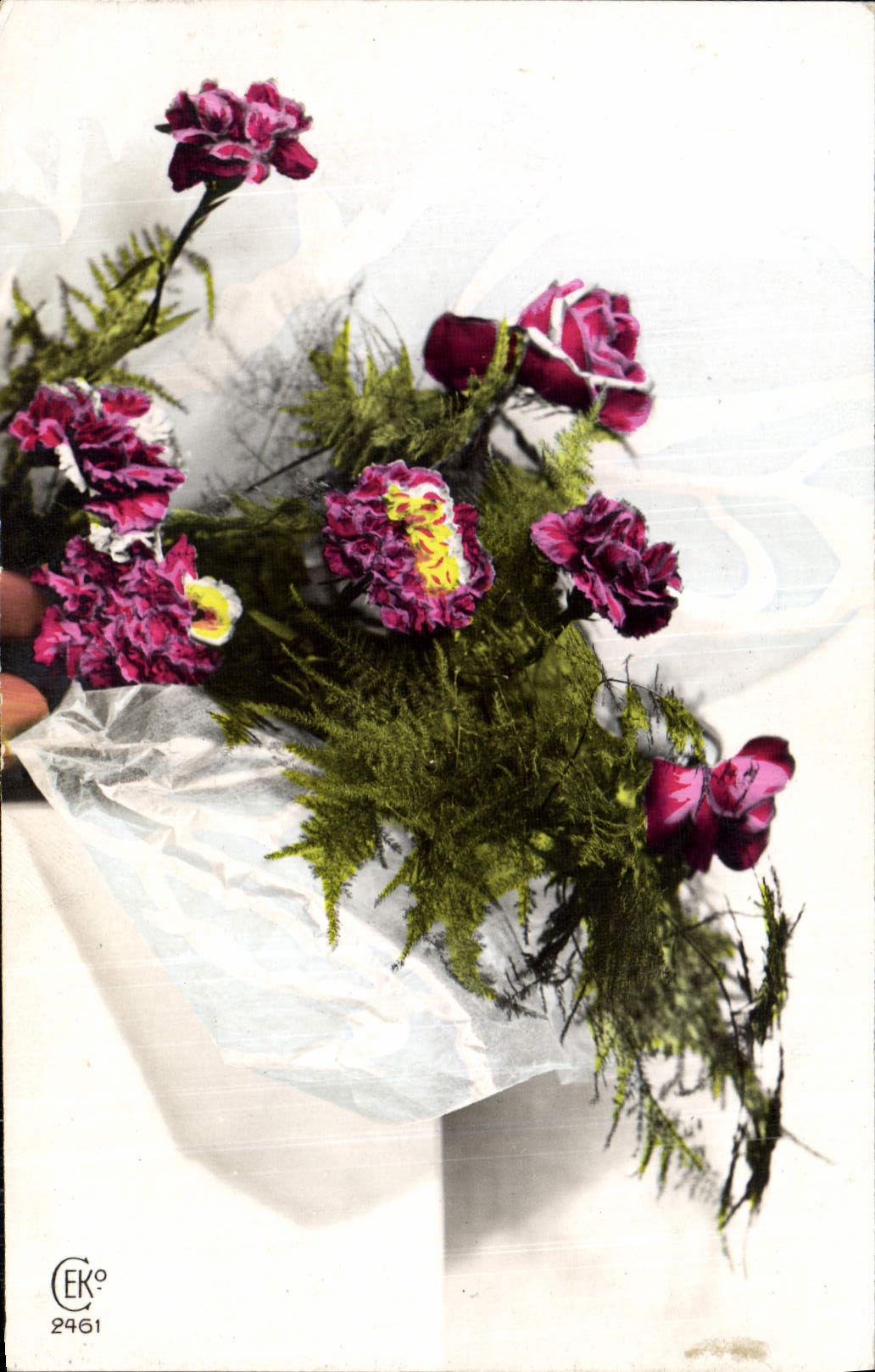 CPA Fantaisie Fleurs