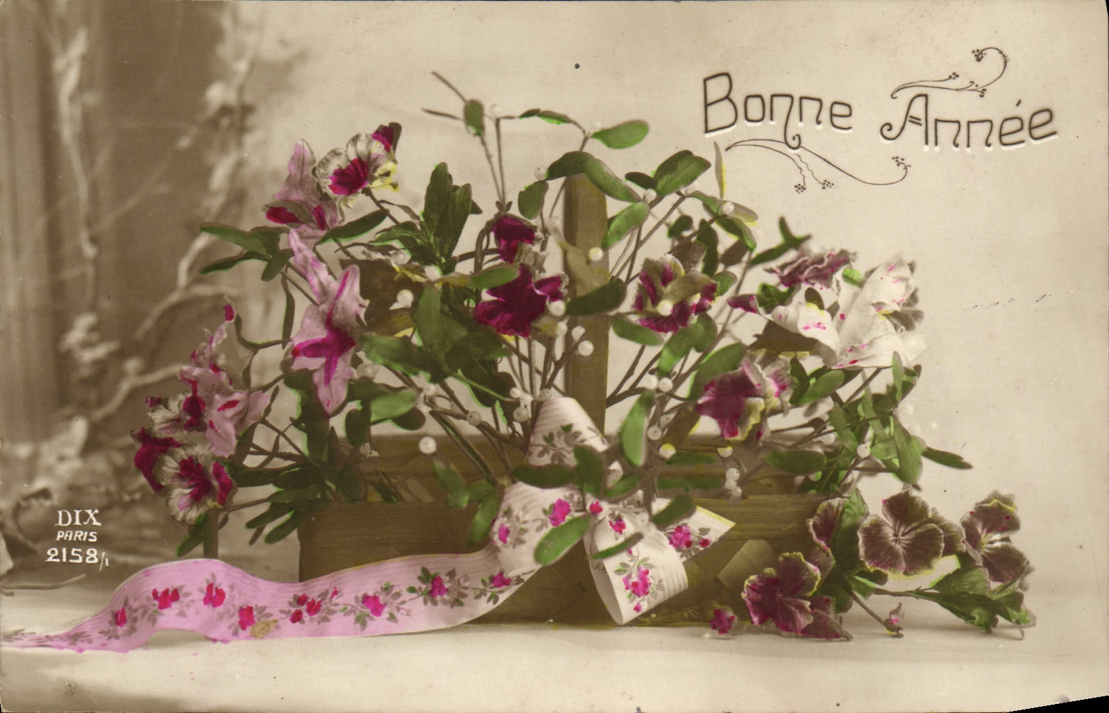 CPA Fantaisie Fleurs