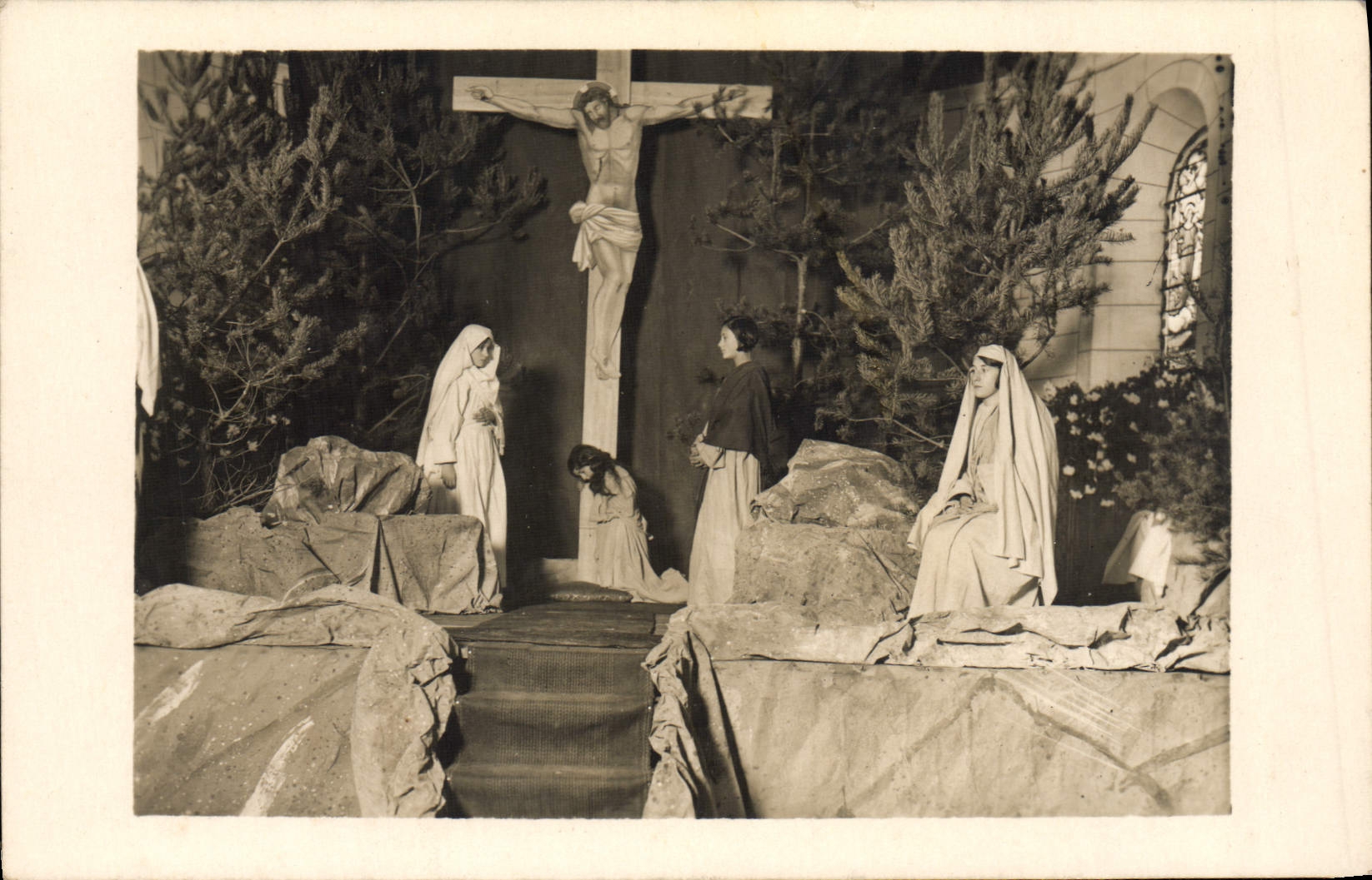 CARTE PHOTO Christ 