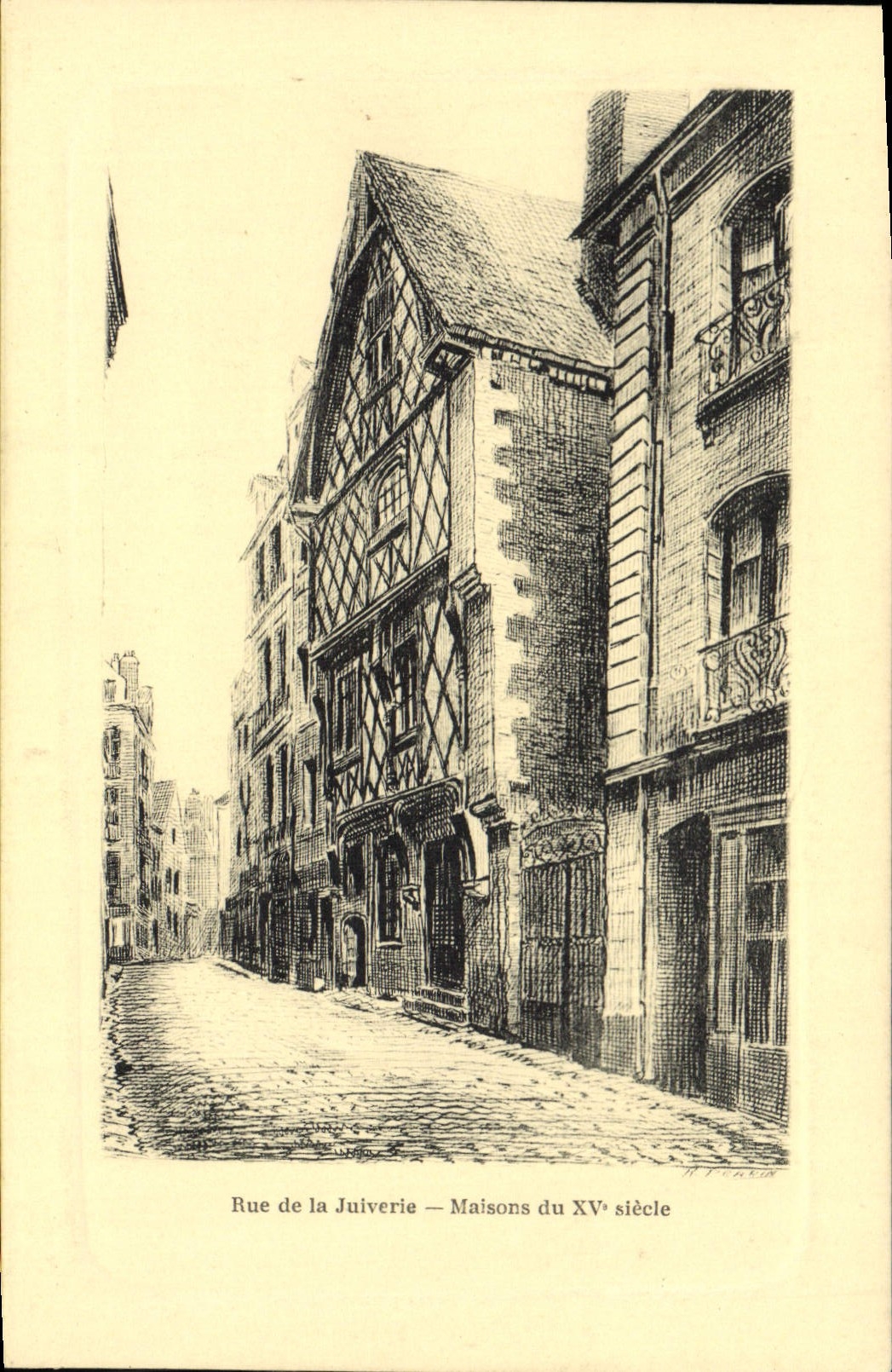 CPA Rue de la Juiverie Judaica Juif