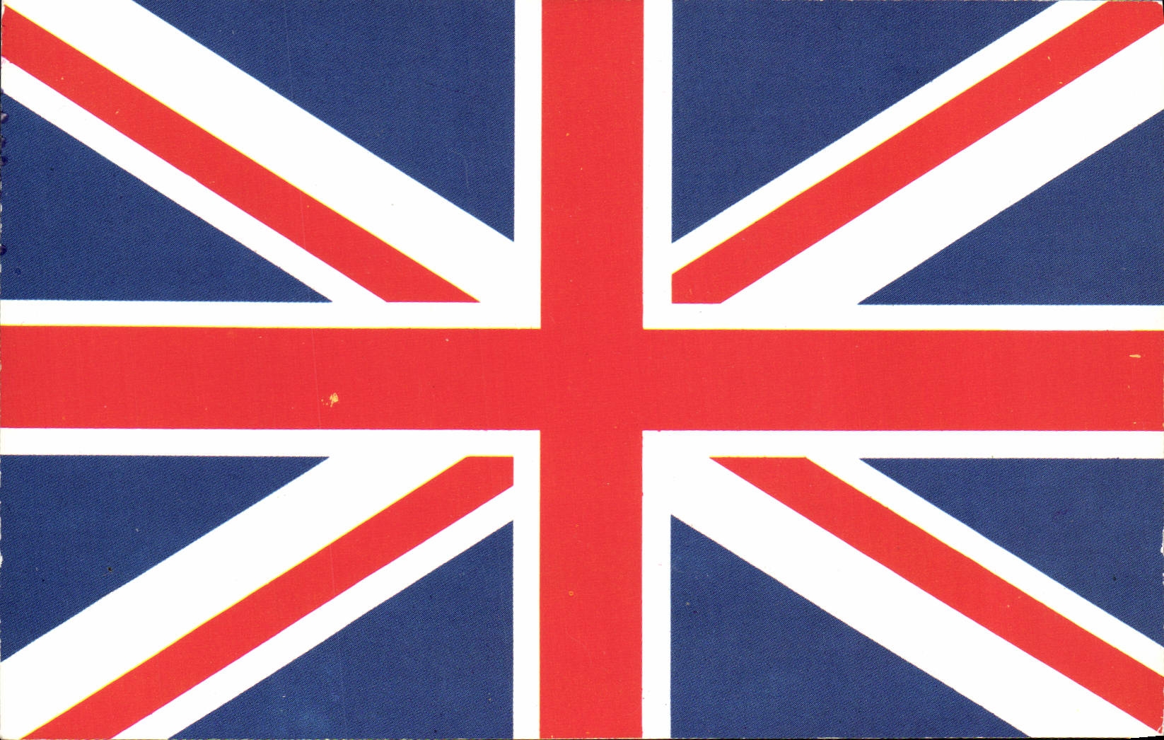 MODERN CARD the U.K. Flag Flag