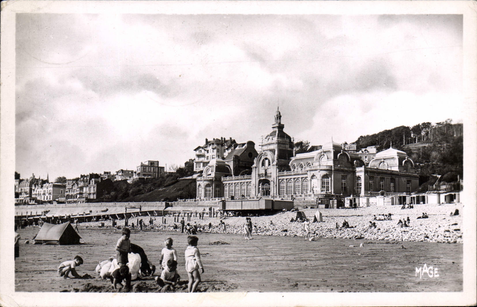 CPM Le Havre Le Casino Enfants