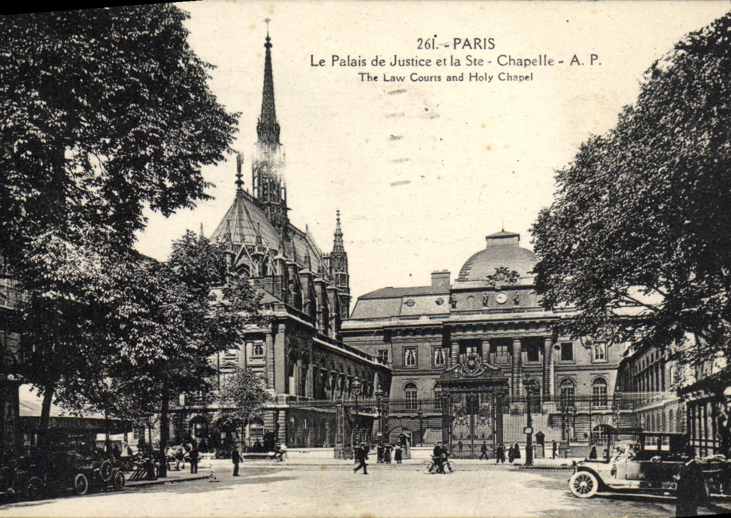 CPA Paris Le Palais de Justice et la Ste Chapelle