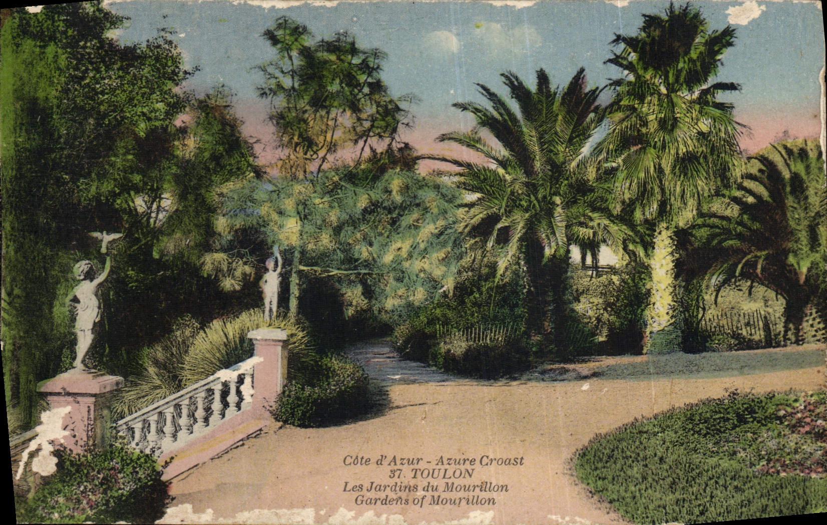 CPA Toulon Les Jardins du Mourfilon