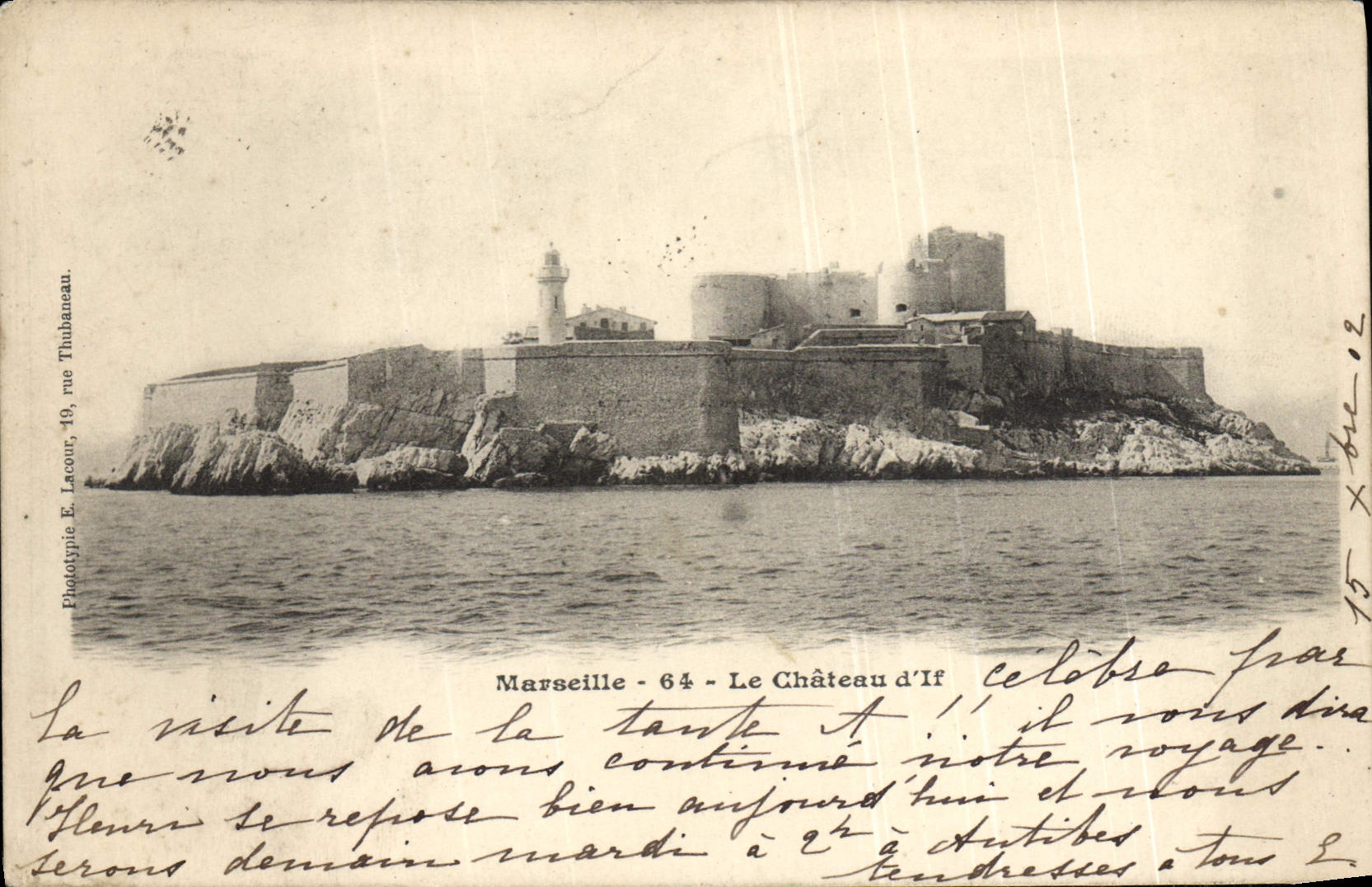 CPA Marseille Le Chateau d'If