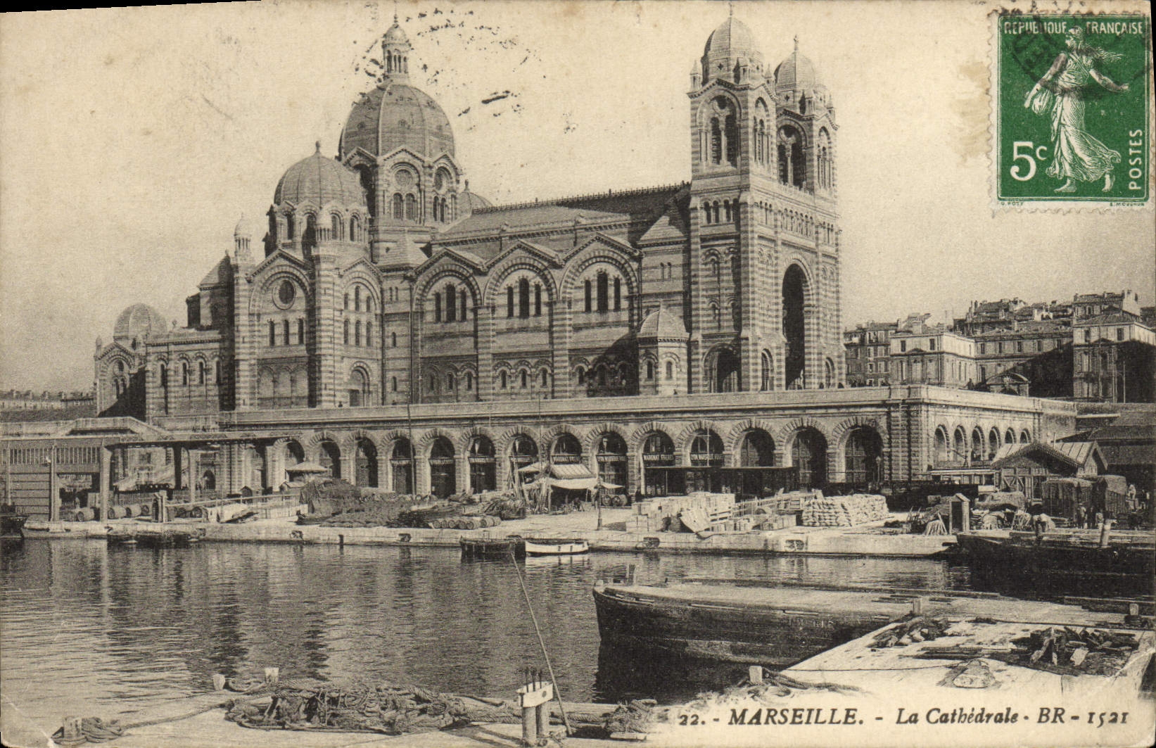 CPA Marseille La Cathedrale