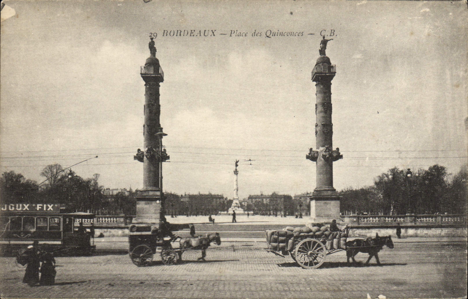 CPA Bordeaux Place des Quinconces